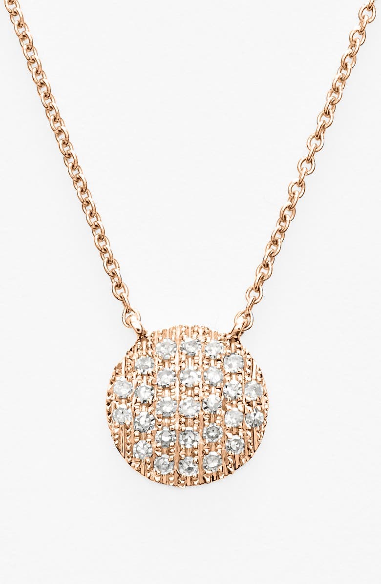 Dana Rebecca Designs 'Lauren Joy' Diamond Disc Pendant Necklace | Nordstrom