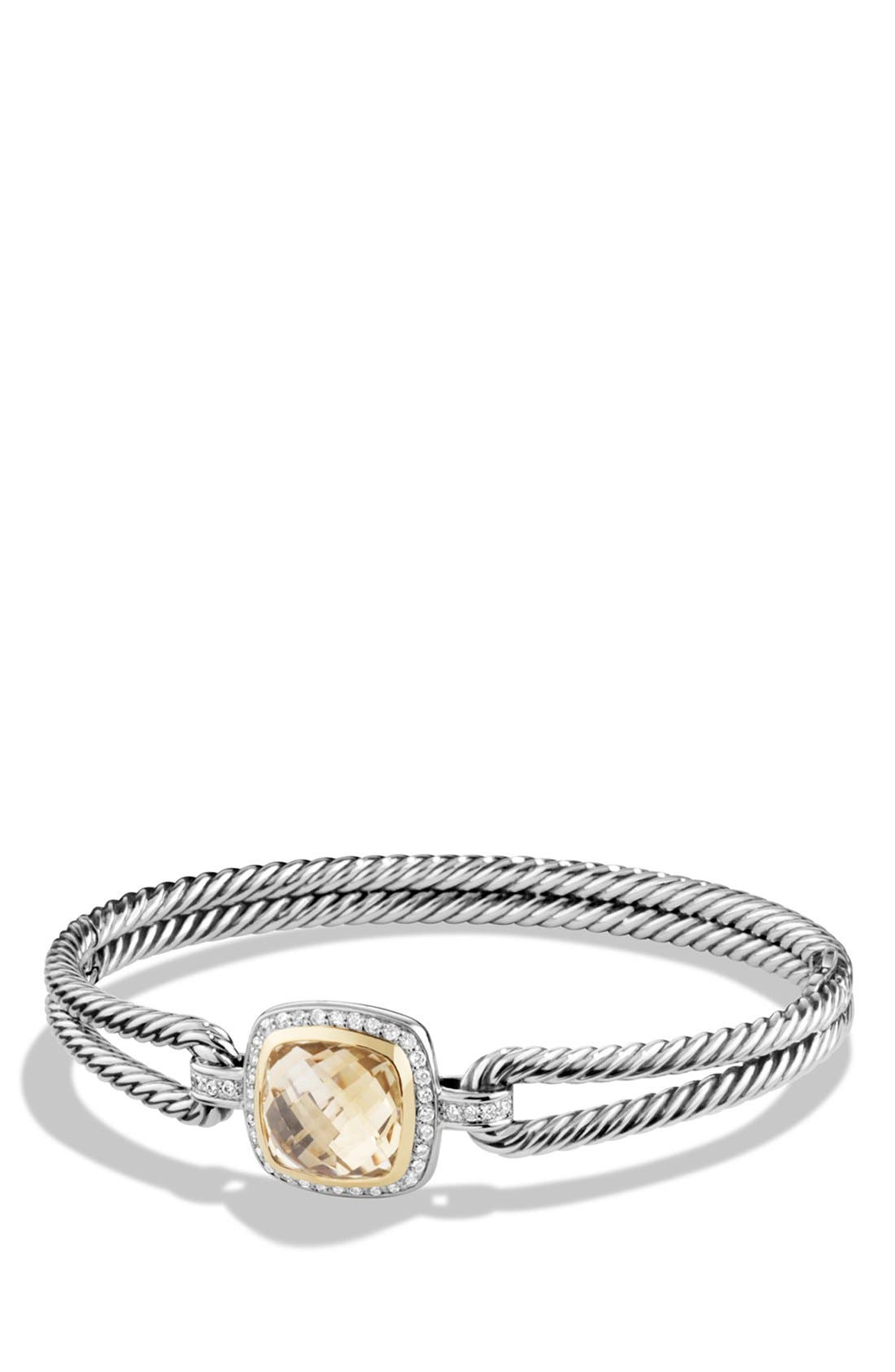 David Yurman 'Albion' Bracelet with Diamonds and 18K Gold Nordstrom