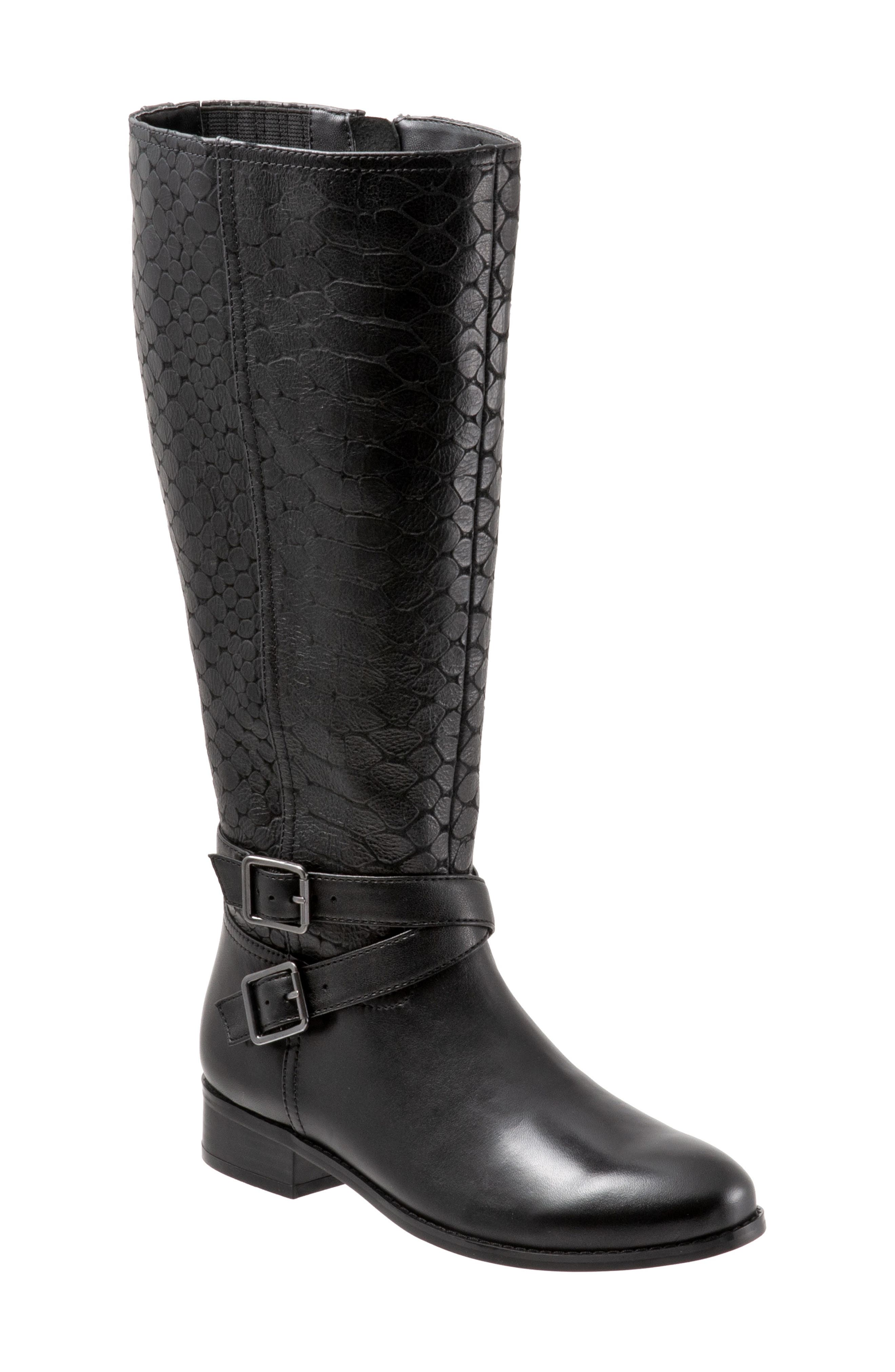 Trotters Liberty Knee High Boot, Black