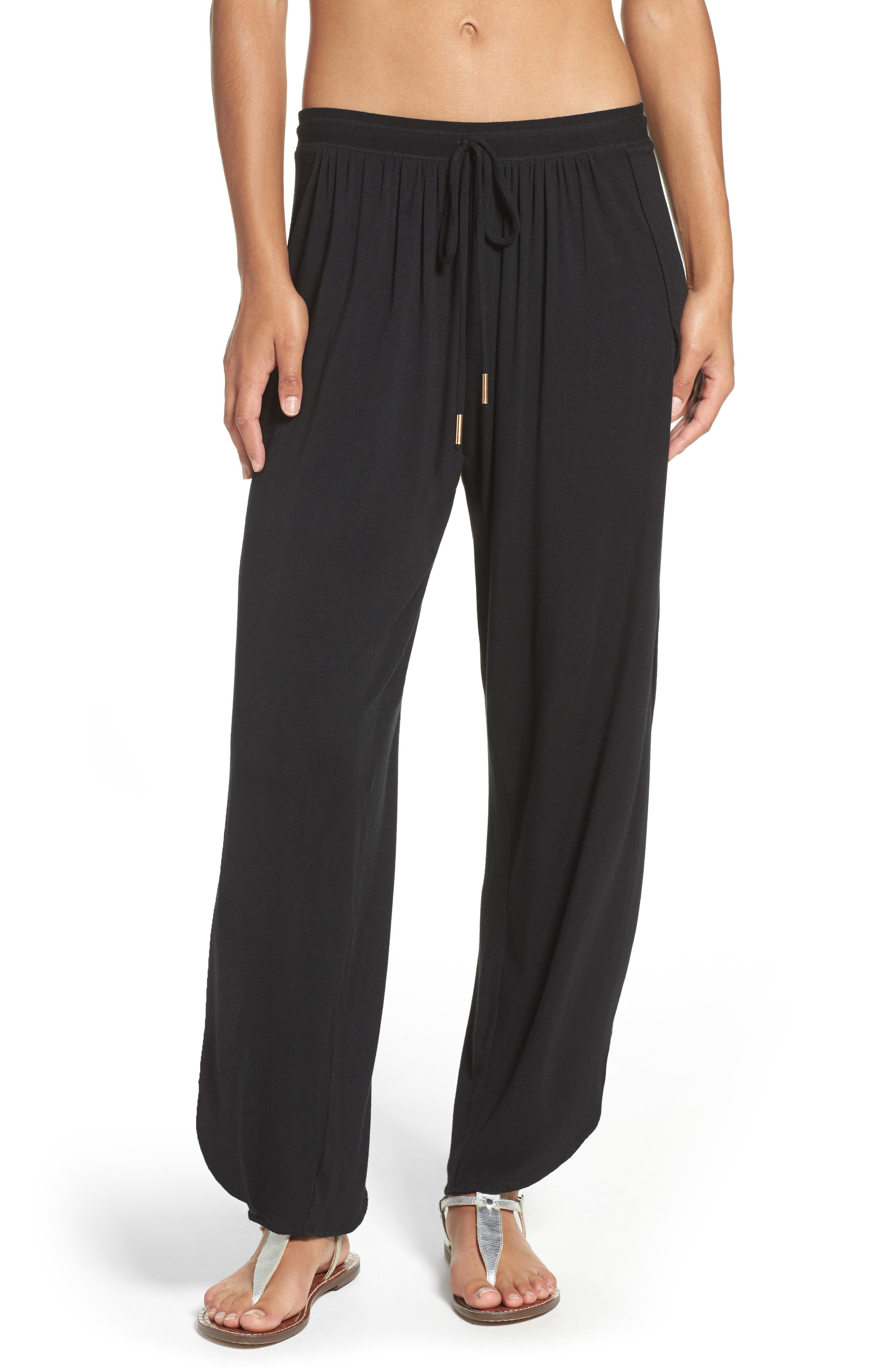 Robin Piccone Side Split Cover-Up Pants