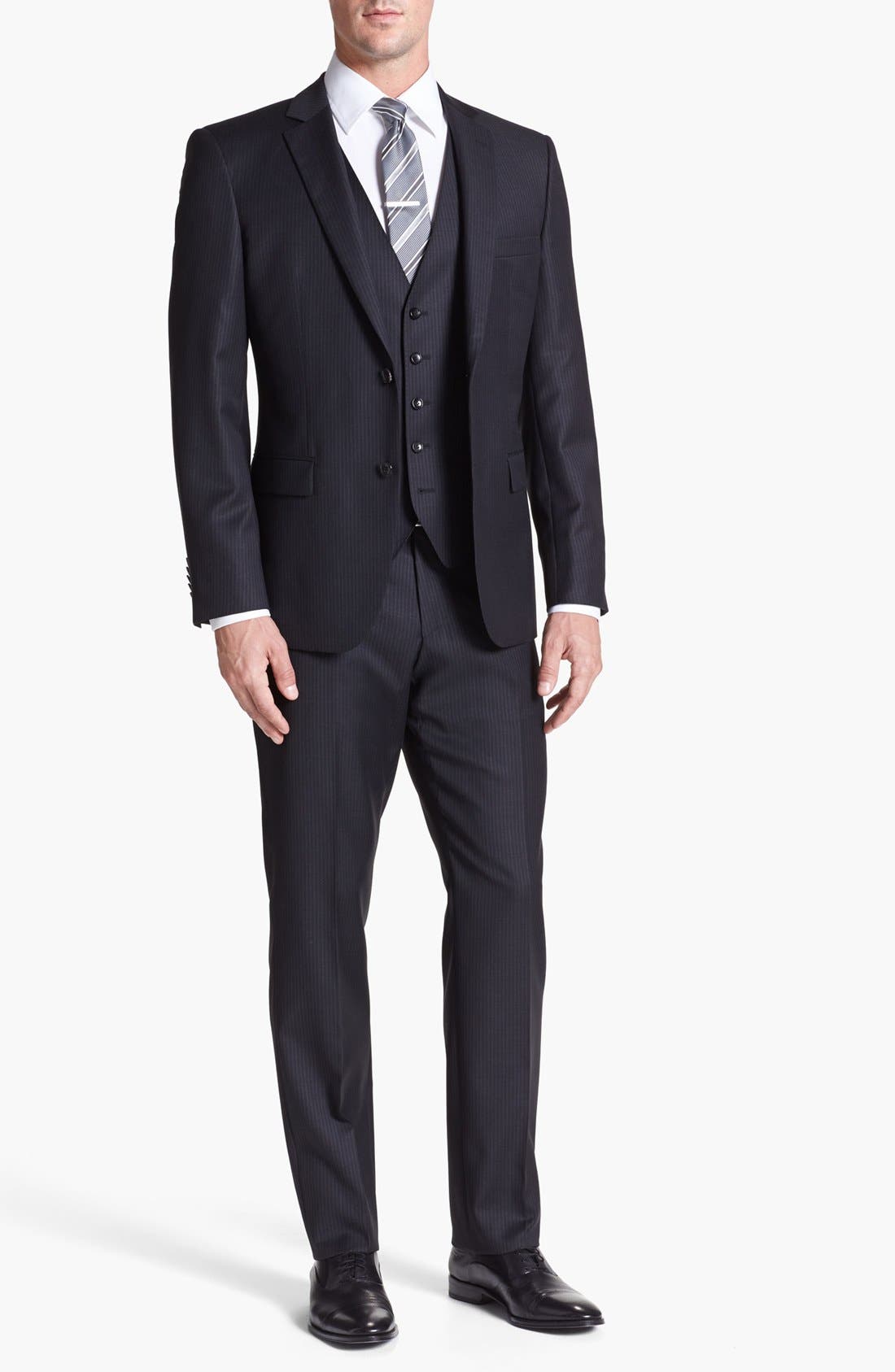 BOSS HUGO BOSS 'Howard/Court' Trim Fit Three Piece Suit Nordstrom