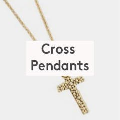 Cross pendants.