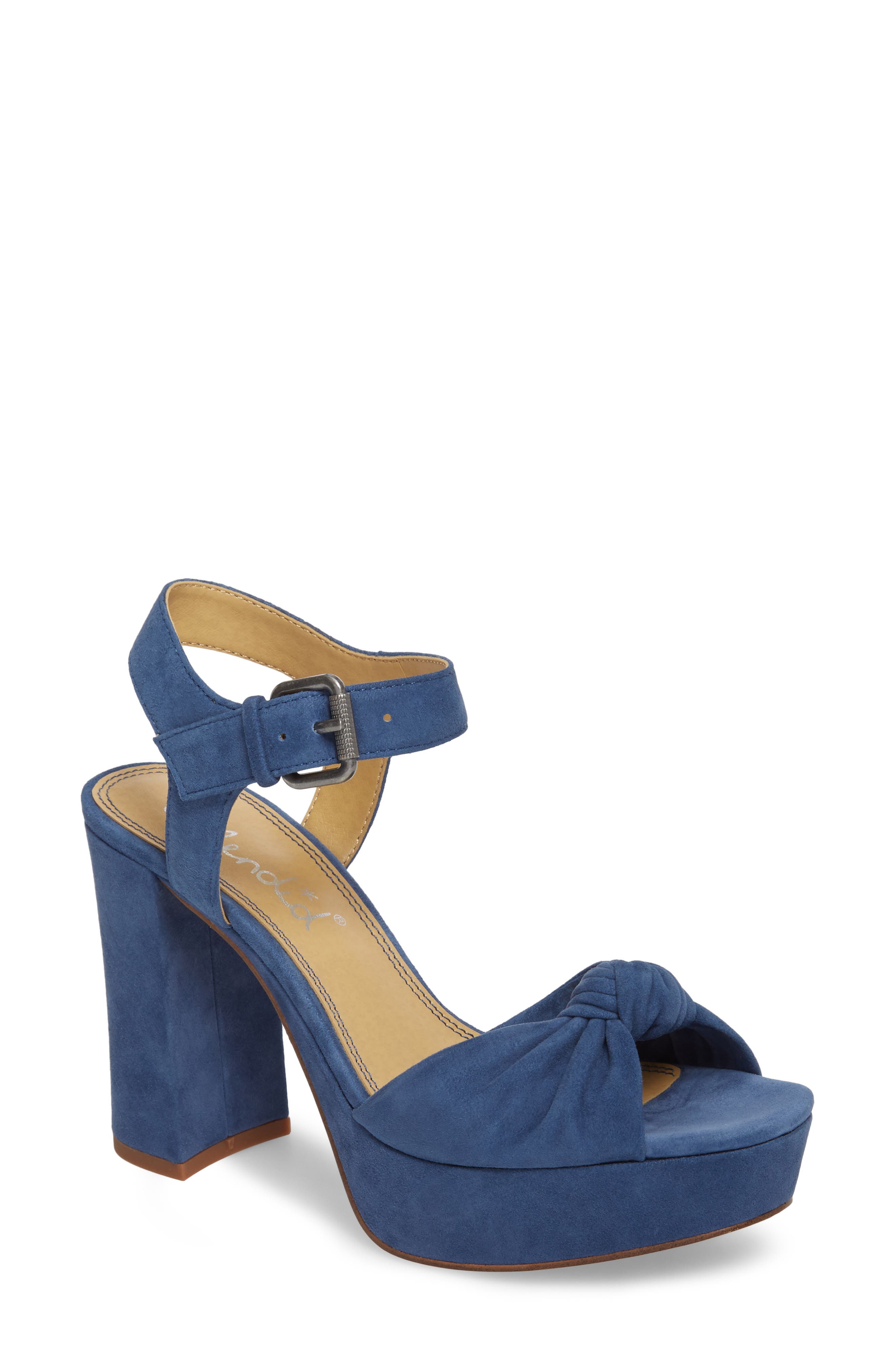 Splendid Bates Platform Sandal- Blue
