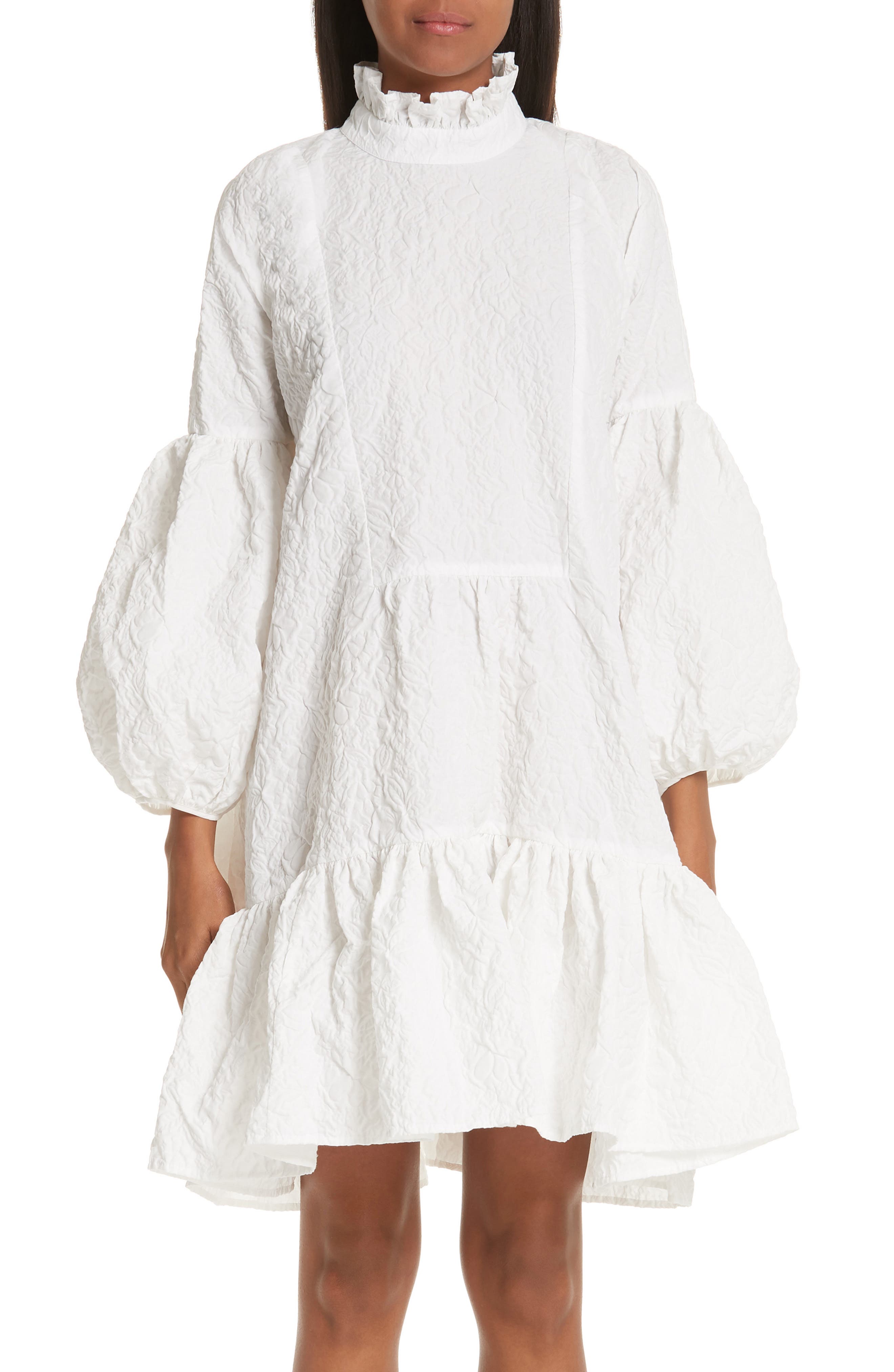 Cecilie Bahnsen Belle Dress, US / 8 UK - White