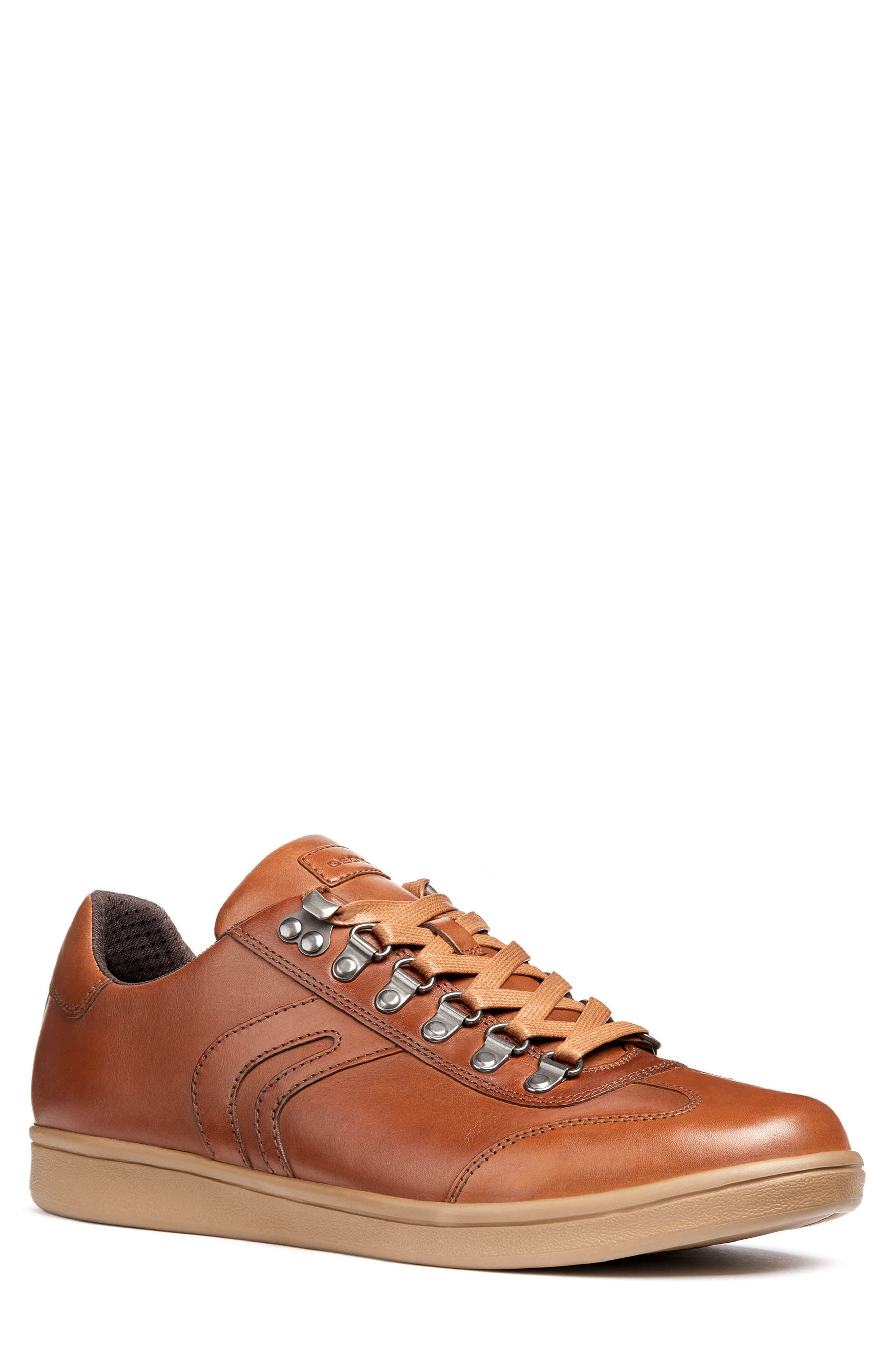 Geox Warrens 12 Low Top Sneaker, Brown
