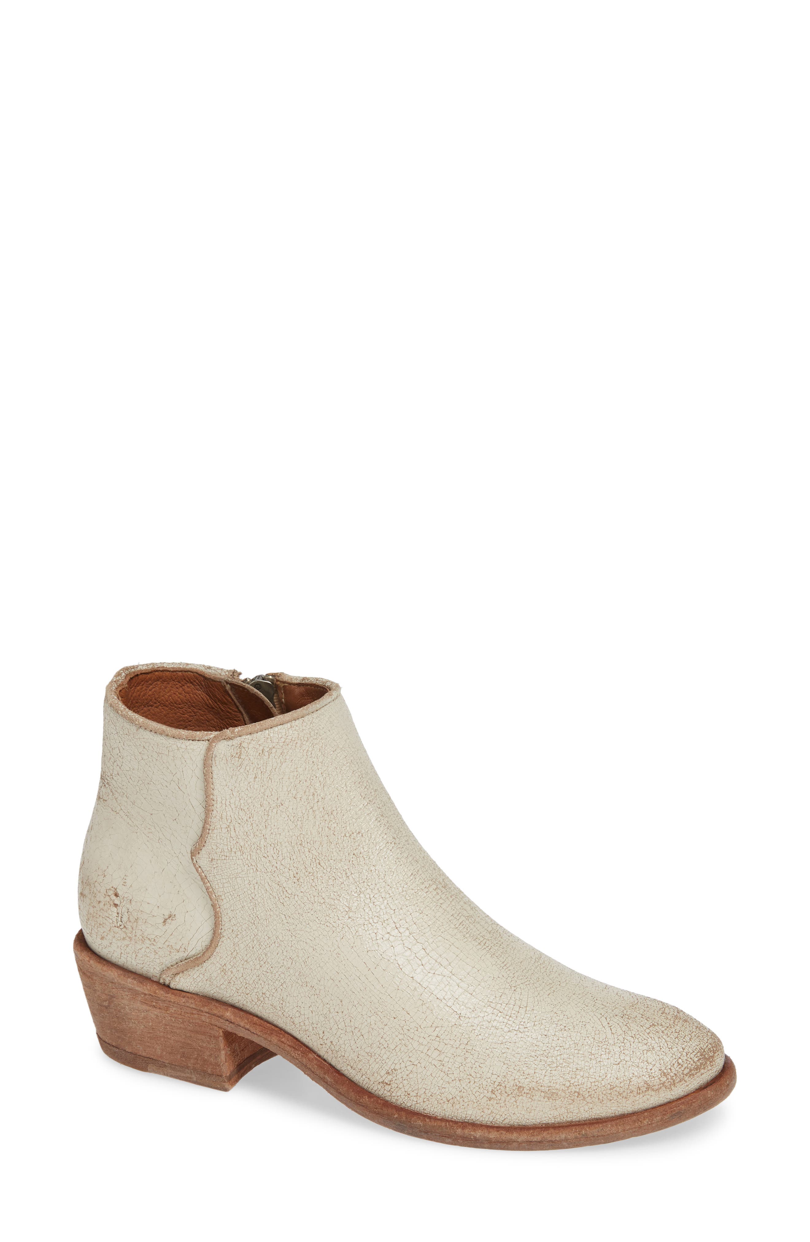 Frye Carson Piping Bootie- Ivory