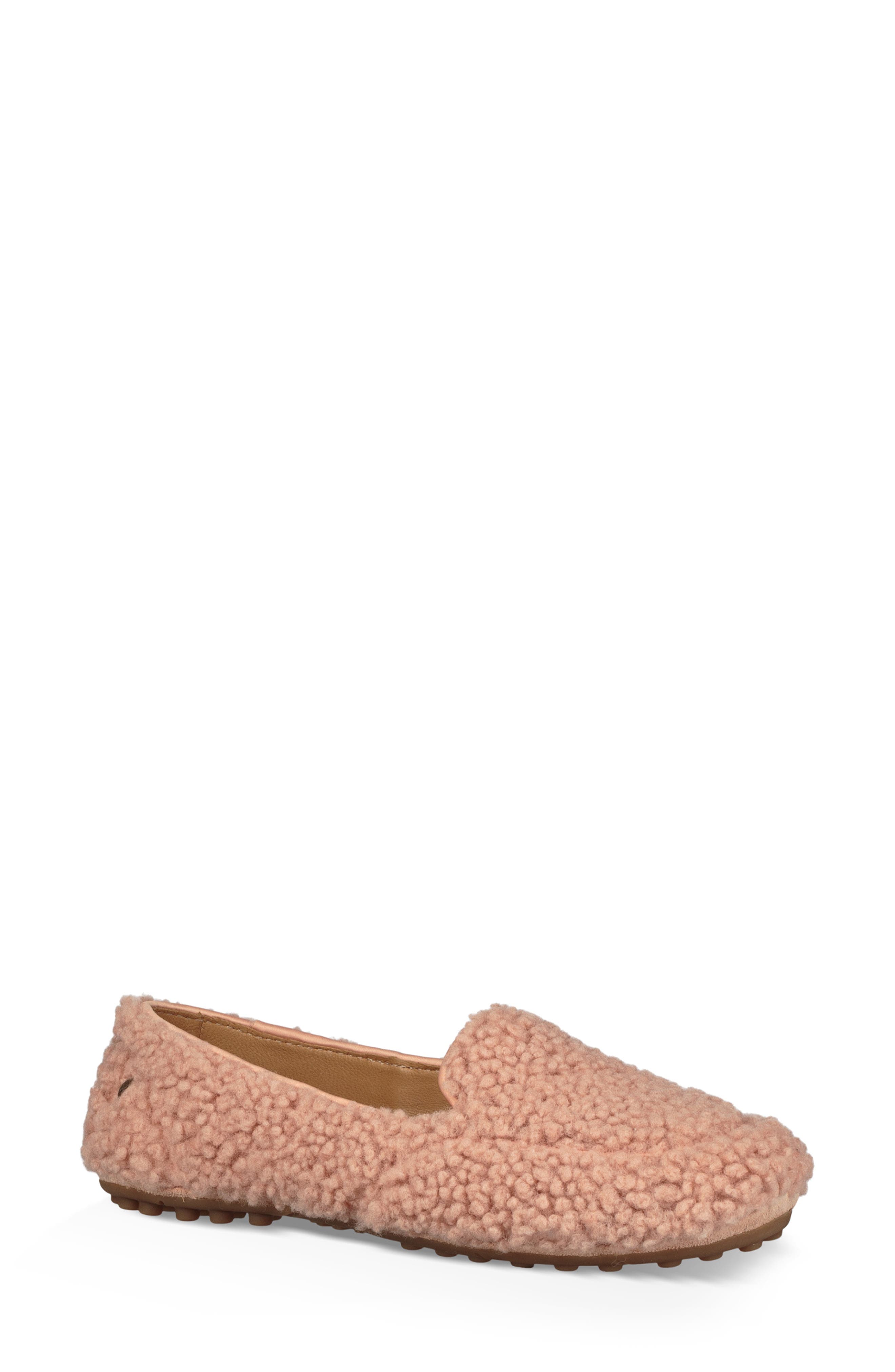 Ugg Hailey Fluff Genuine Shearling Slipper, Pink