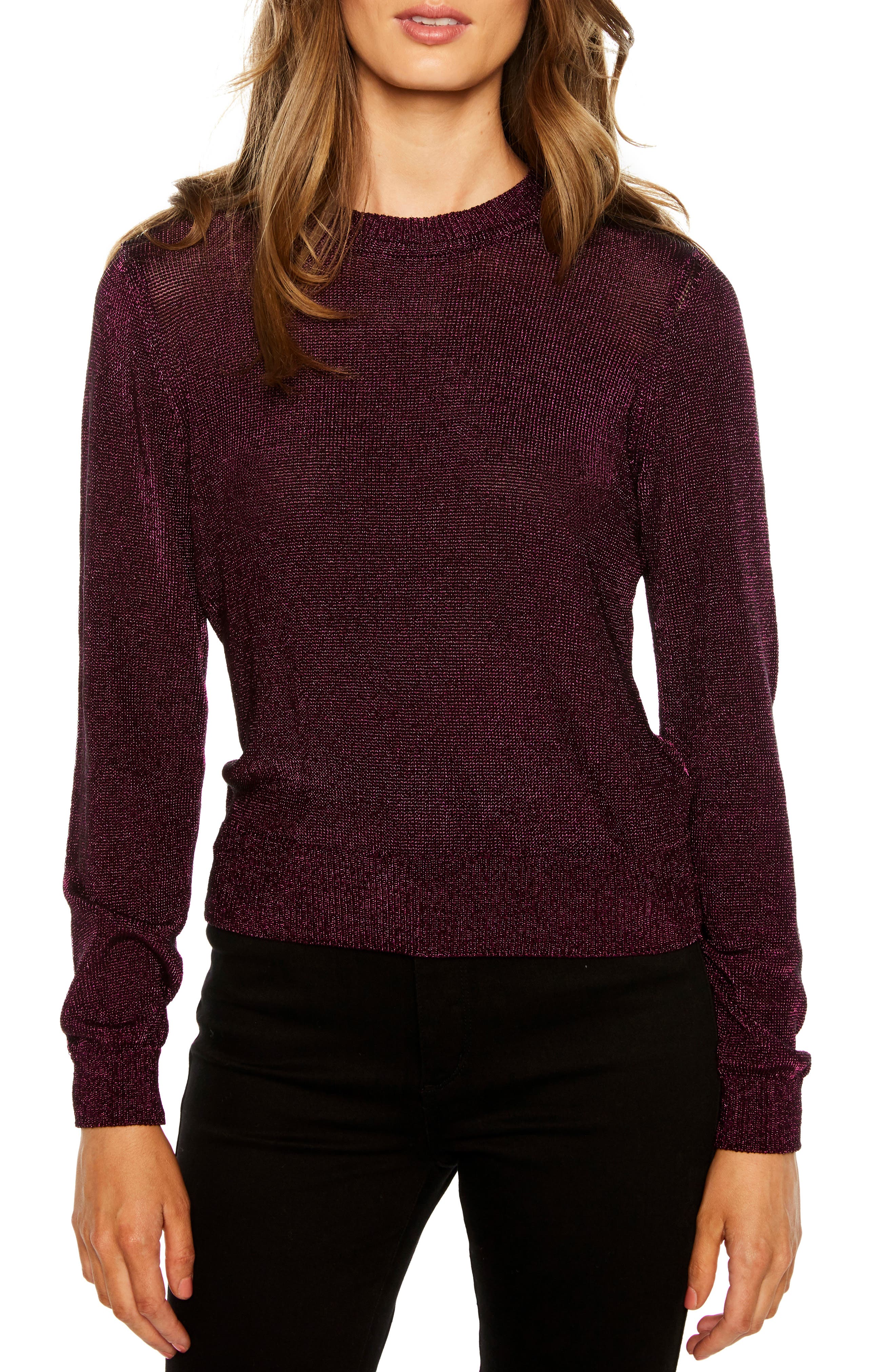 Bardot Metallic Sweater, Metallic