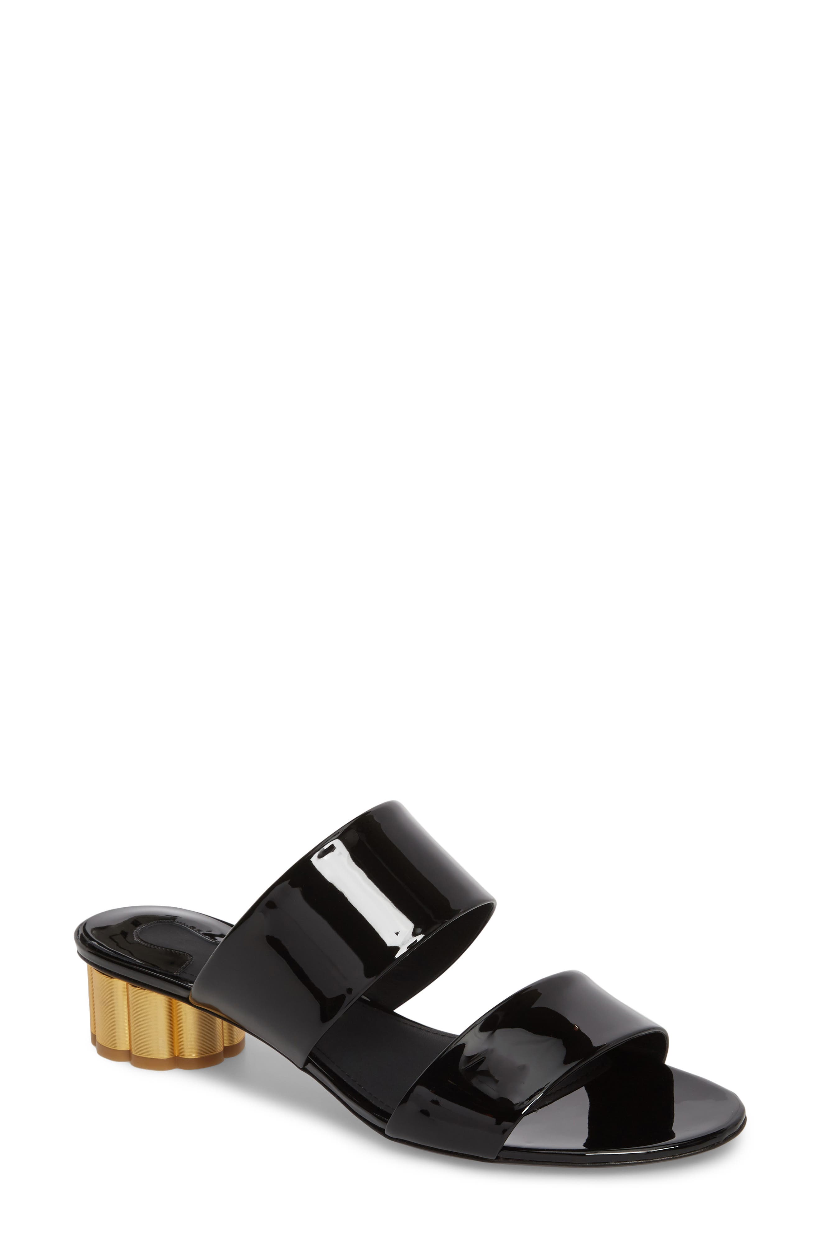Salvatore Ferragamo Belluno Double Band Slide Sandal (Women) Nordstrom