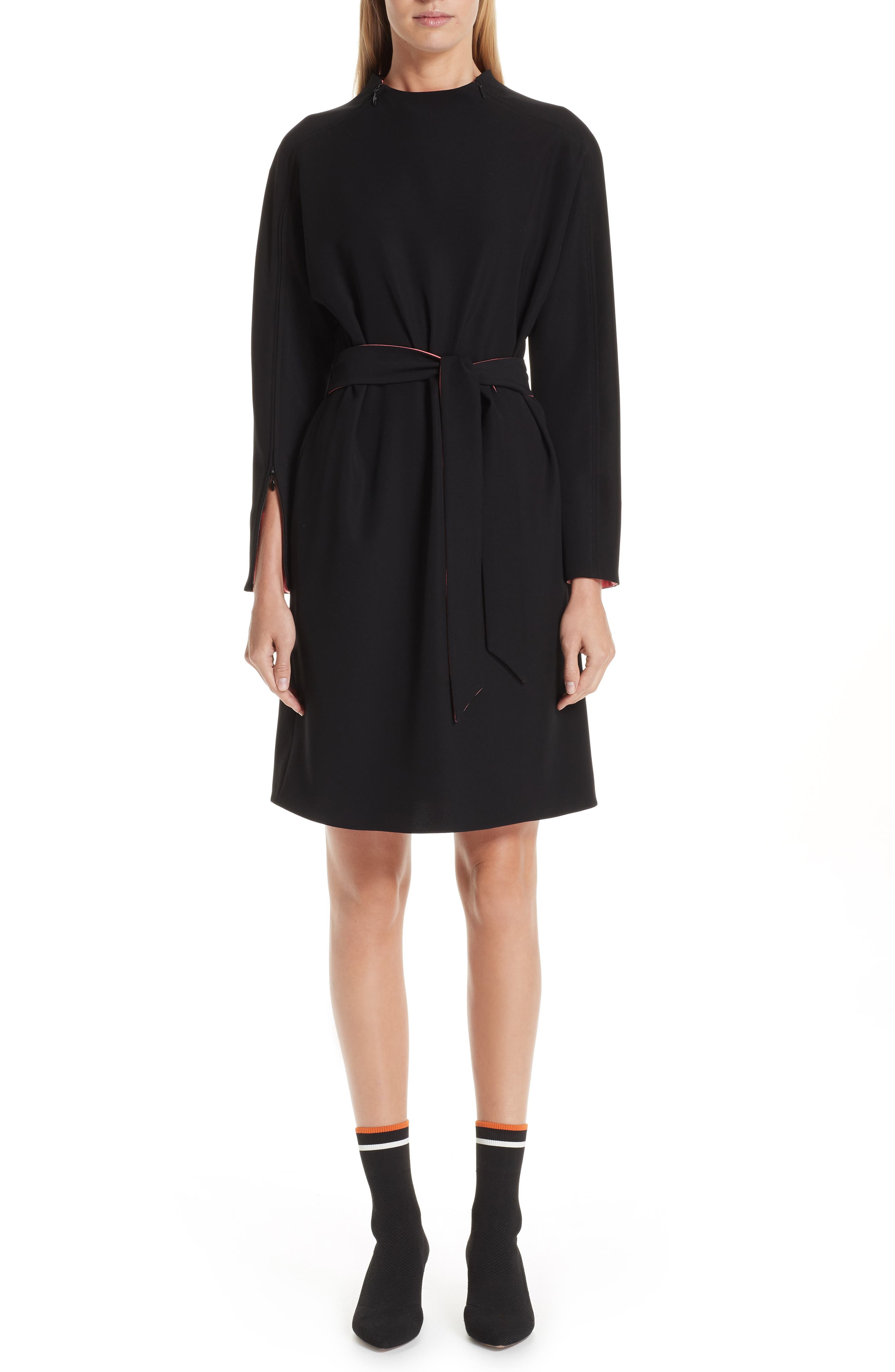 Emporio Armani Woven Dress, US / 42 IT - Black