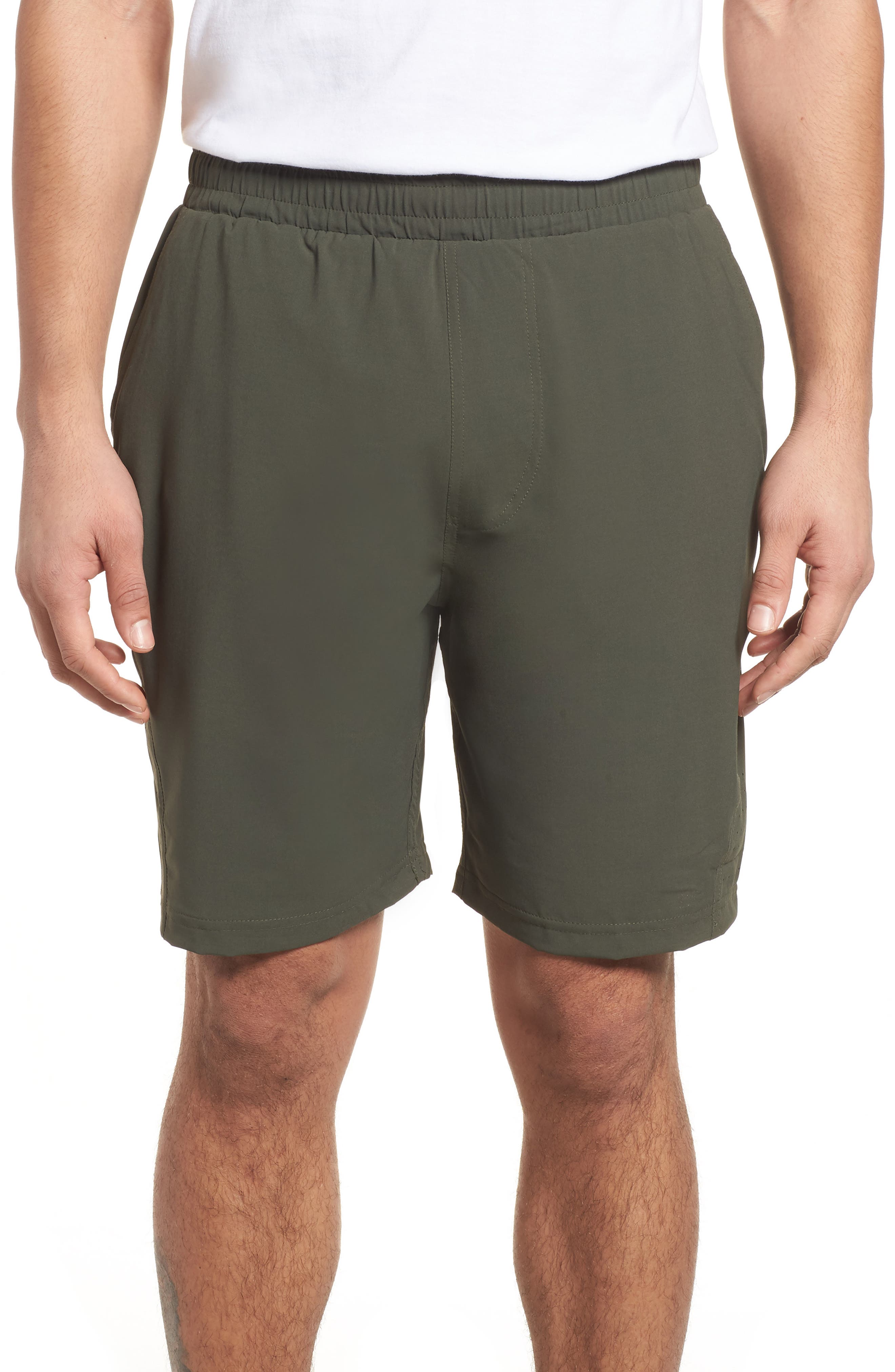 Tasc Performance Charge Water Resistant Athletic Shorts, Green