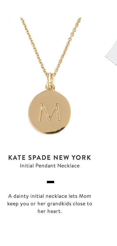 Kate Spade New York Initial Pendant Necklace