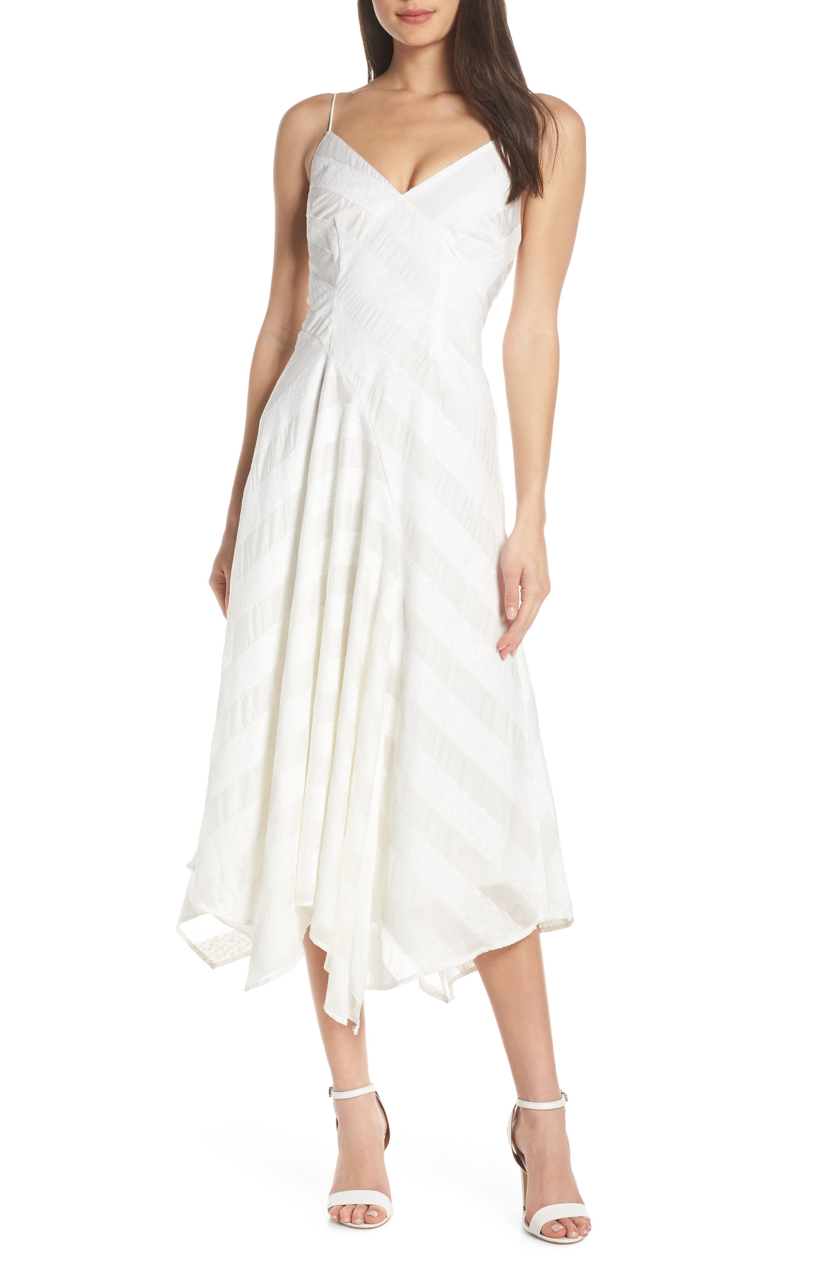 Keepsake The Label Unbroken Tea Length Dress, Ivory