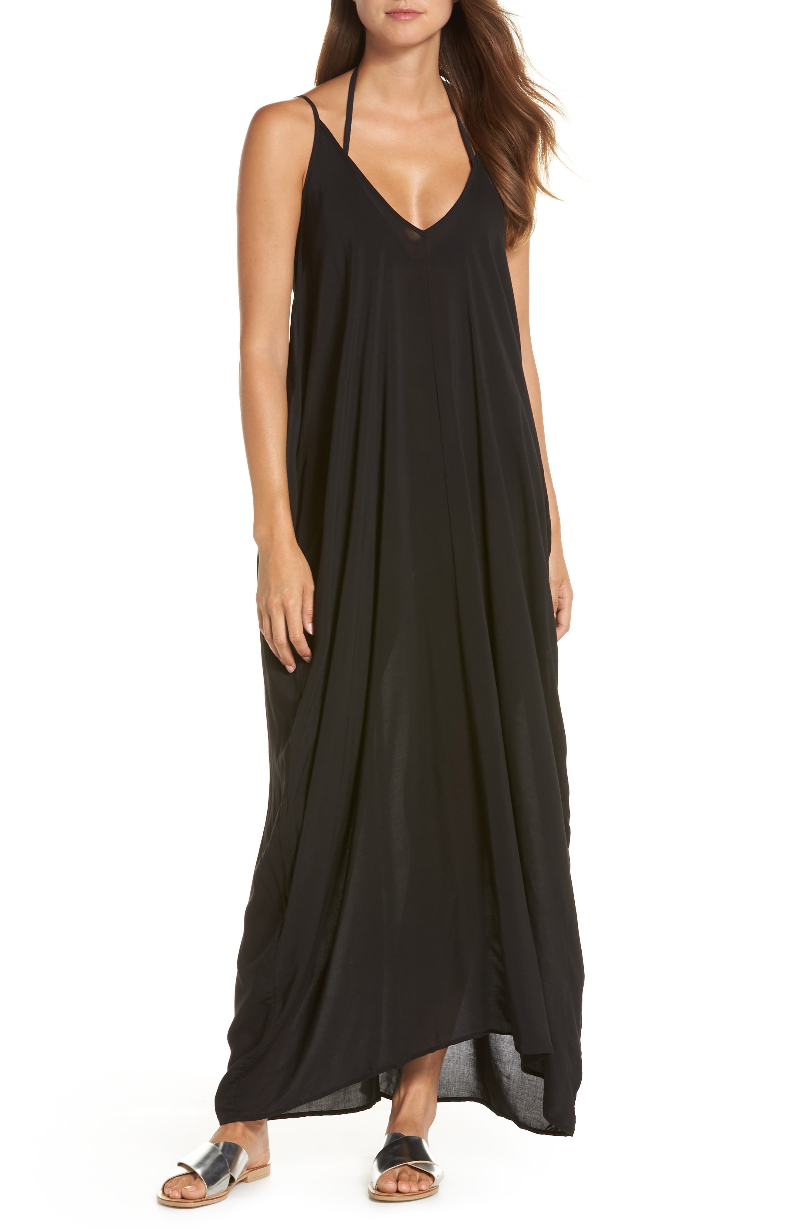 Elan V-Back Cover-Up Maxi Dress