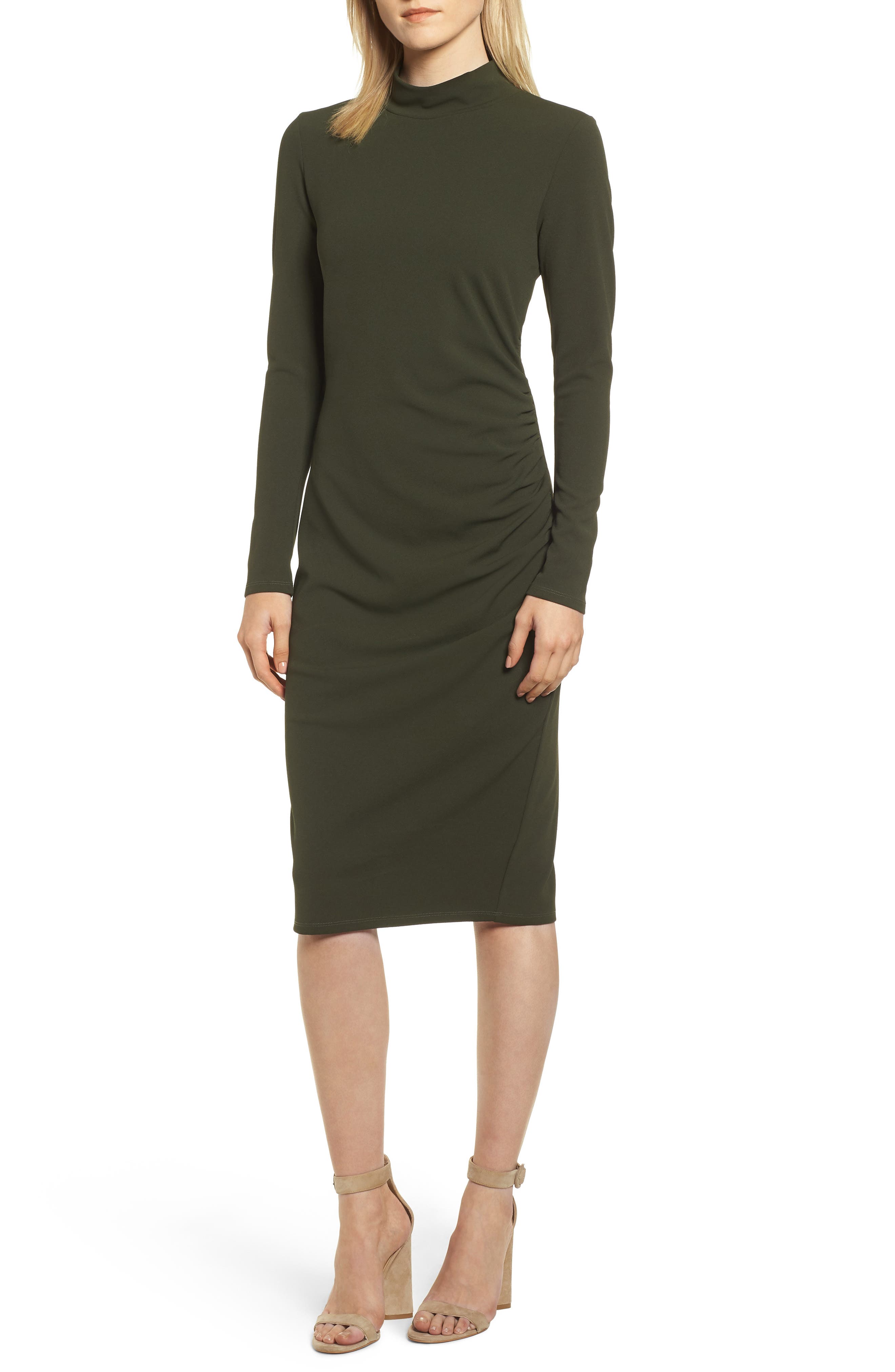 Chelsea28 Mock Neck Body-Con Dress