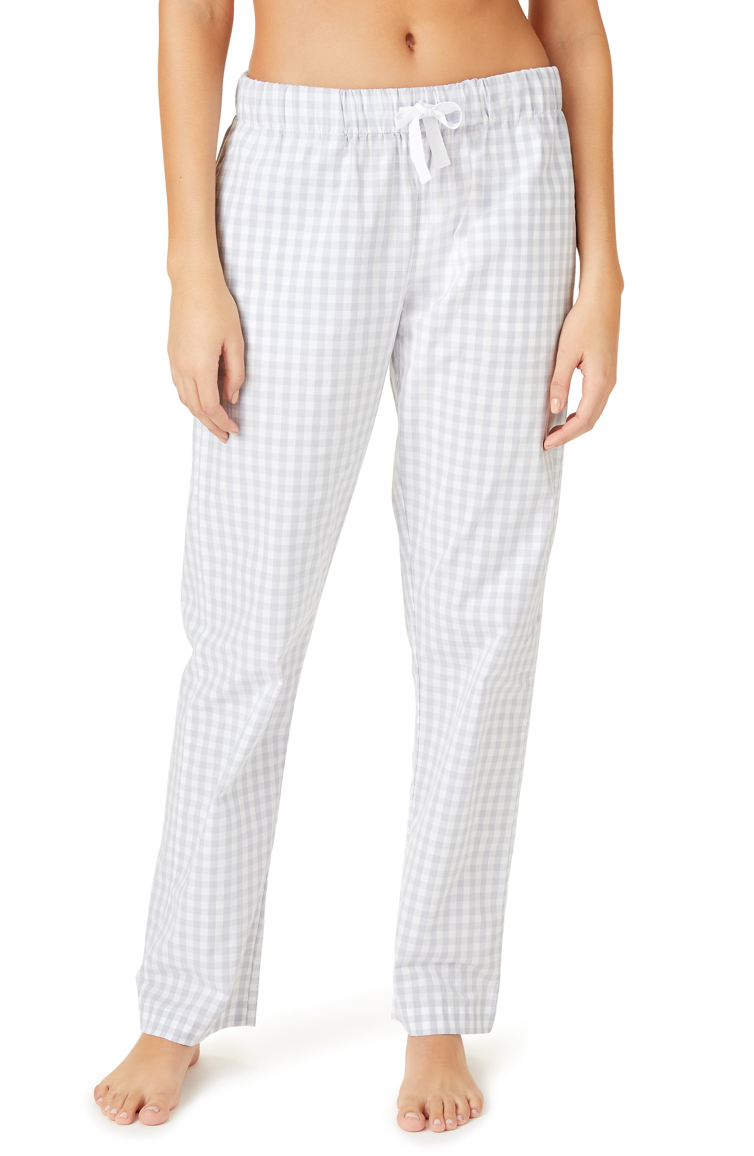 The White Company Cotton Flannel Pajama Pants, Blue