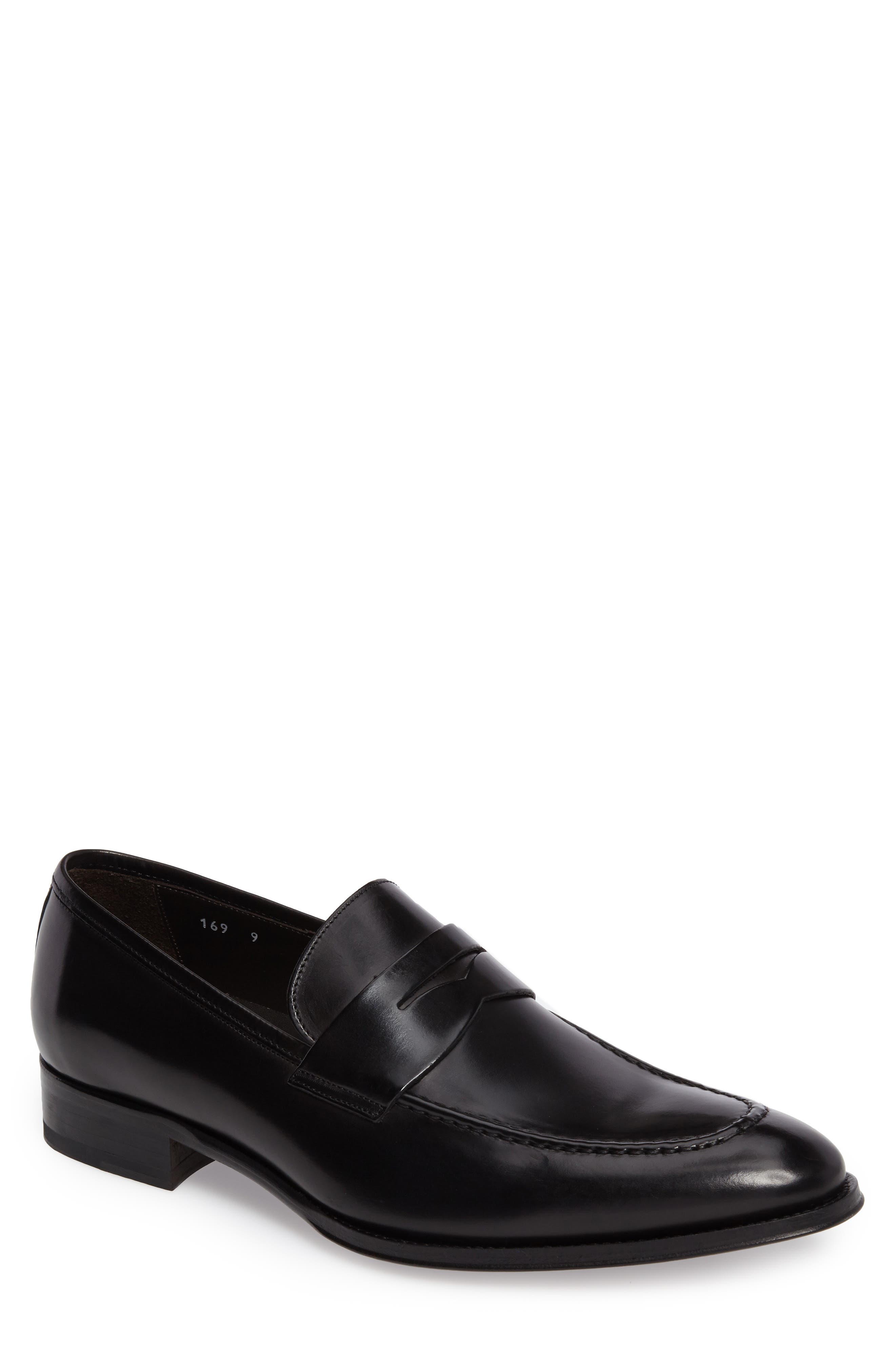 To Boot New York Alexander Penny Loafer, Black