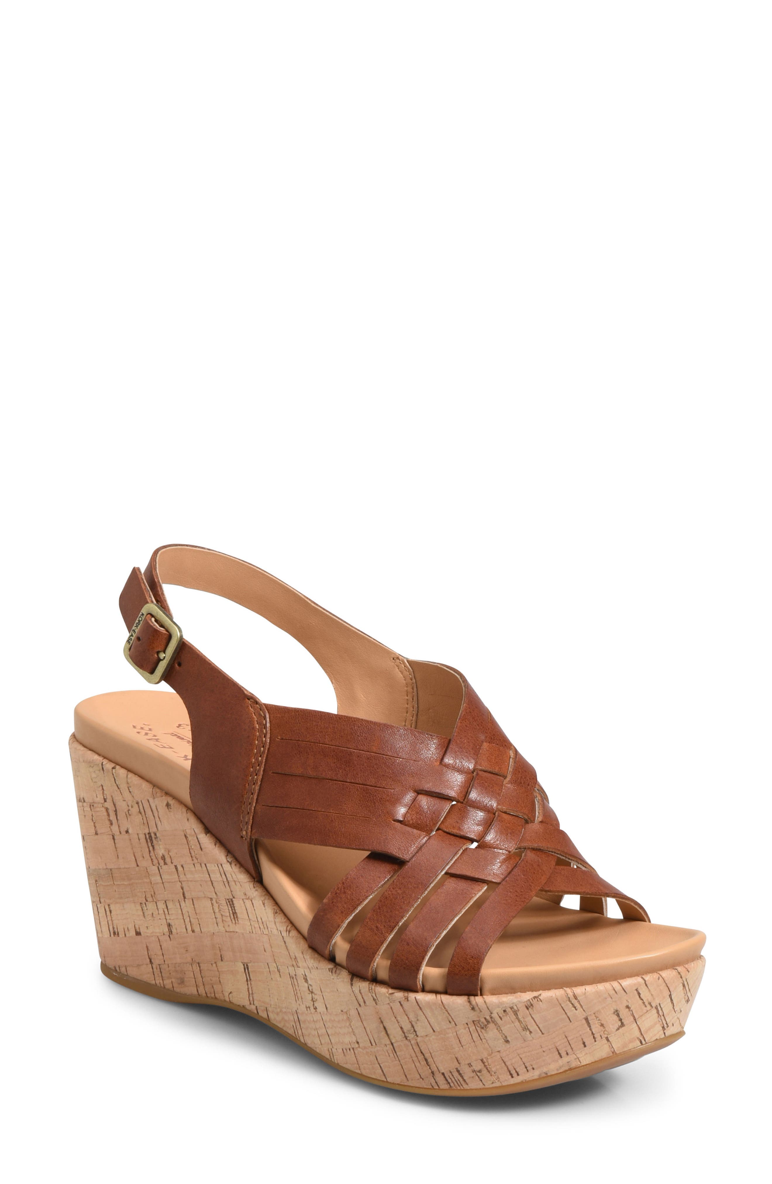 Kork-Ease Adelanto Wedge Sandal, Brown