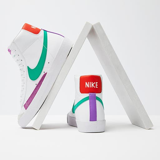 Nike sneakers.