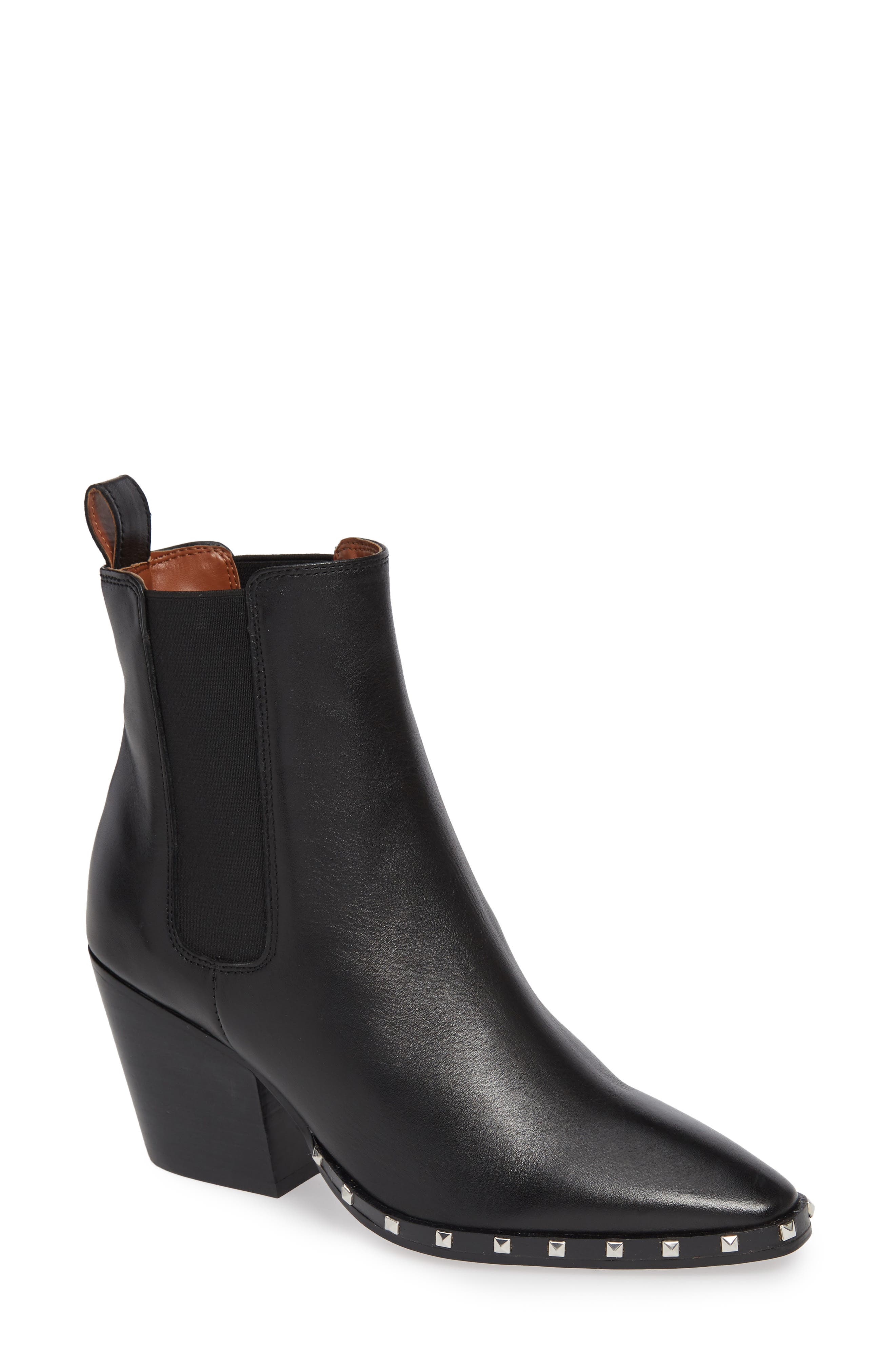 Tony Bianco Hoshi Studded Chelsea Bootie, Black