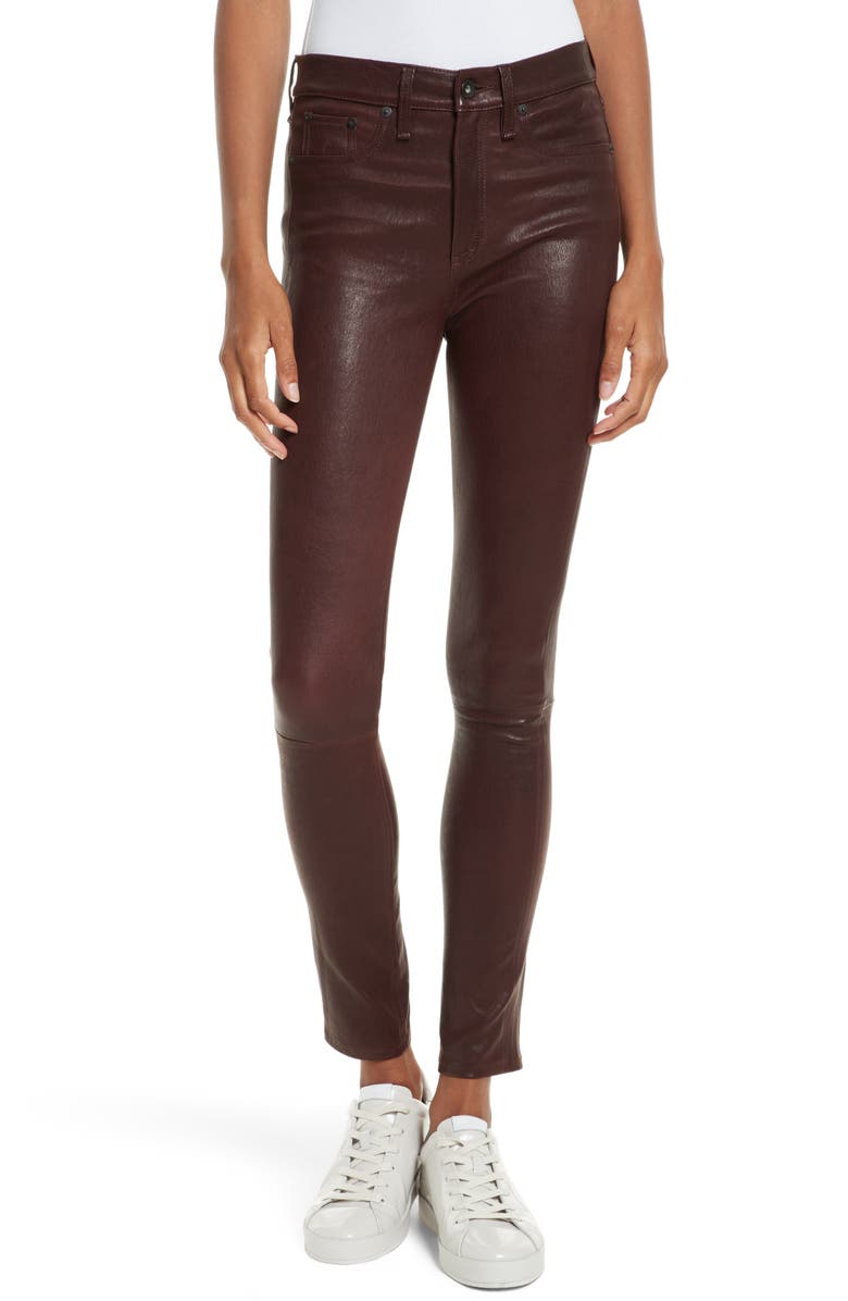 rag & bone/JEAN Lambskin Leather Pants | Nordstrom