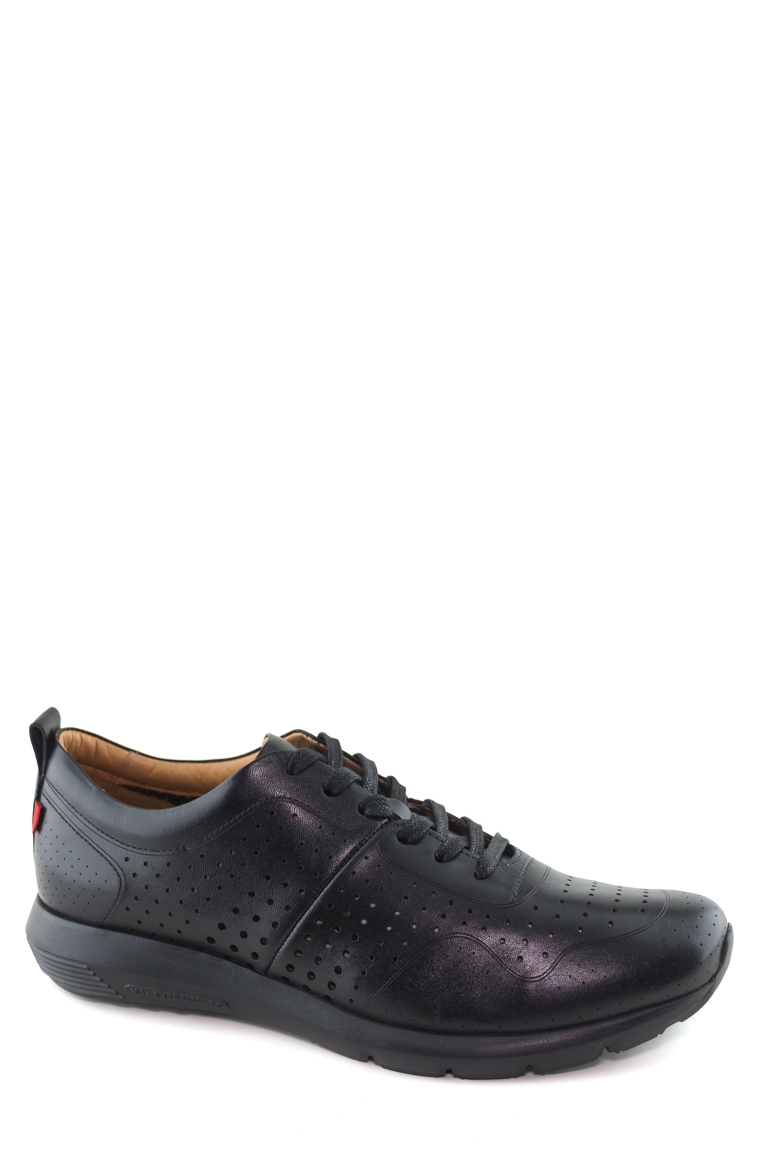 Marc Joseph New York Grand Central Perforated Sneaker- Black