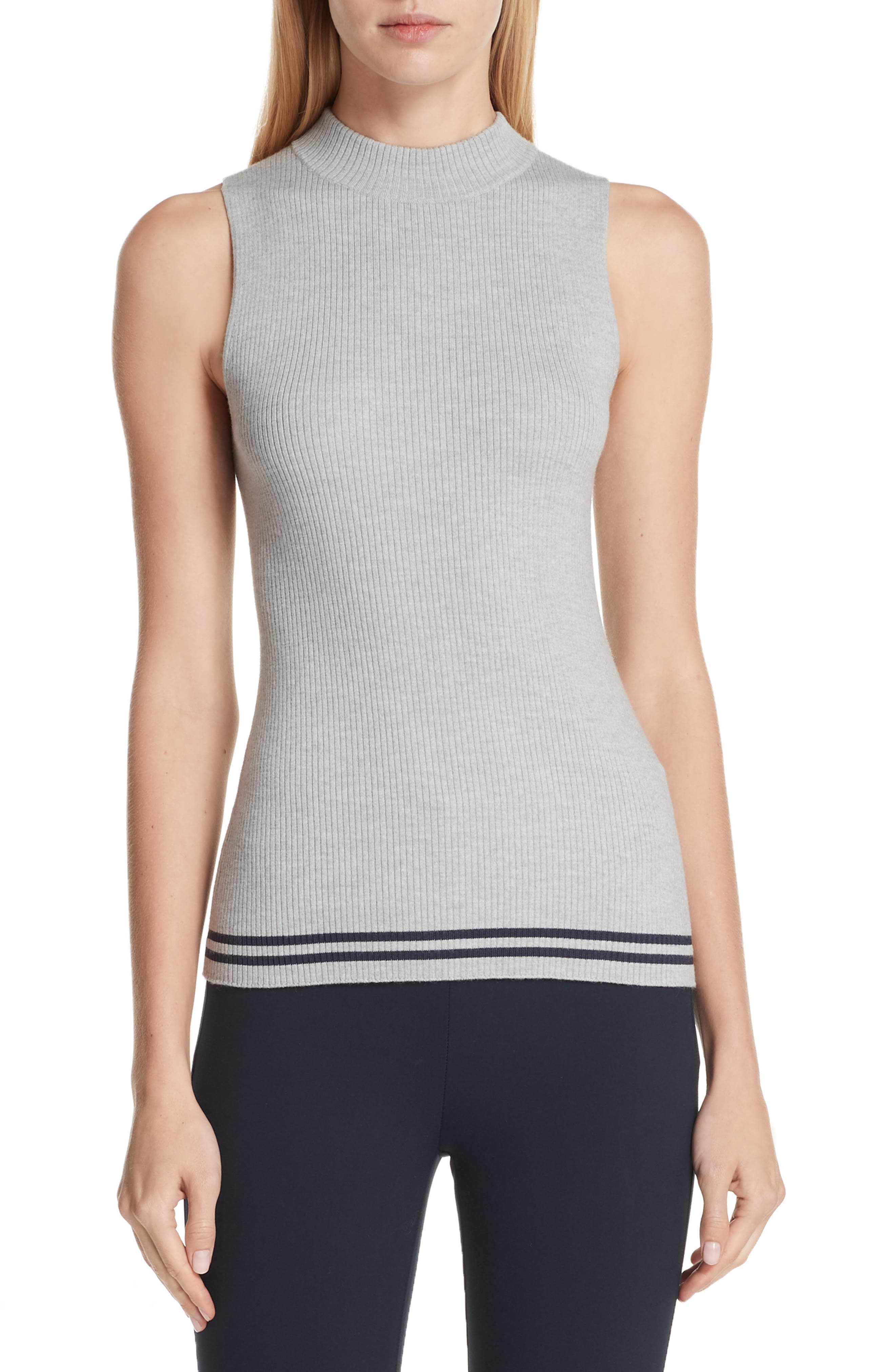 Rag & Bone Alanna Merino Wool Blend Tank, Grey