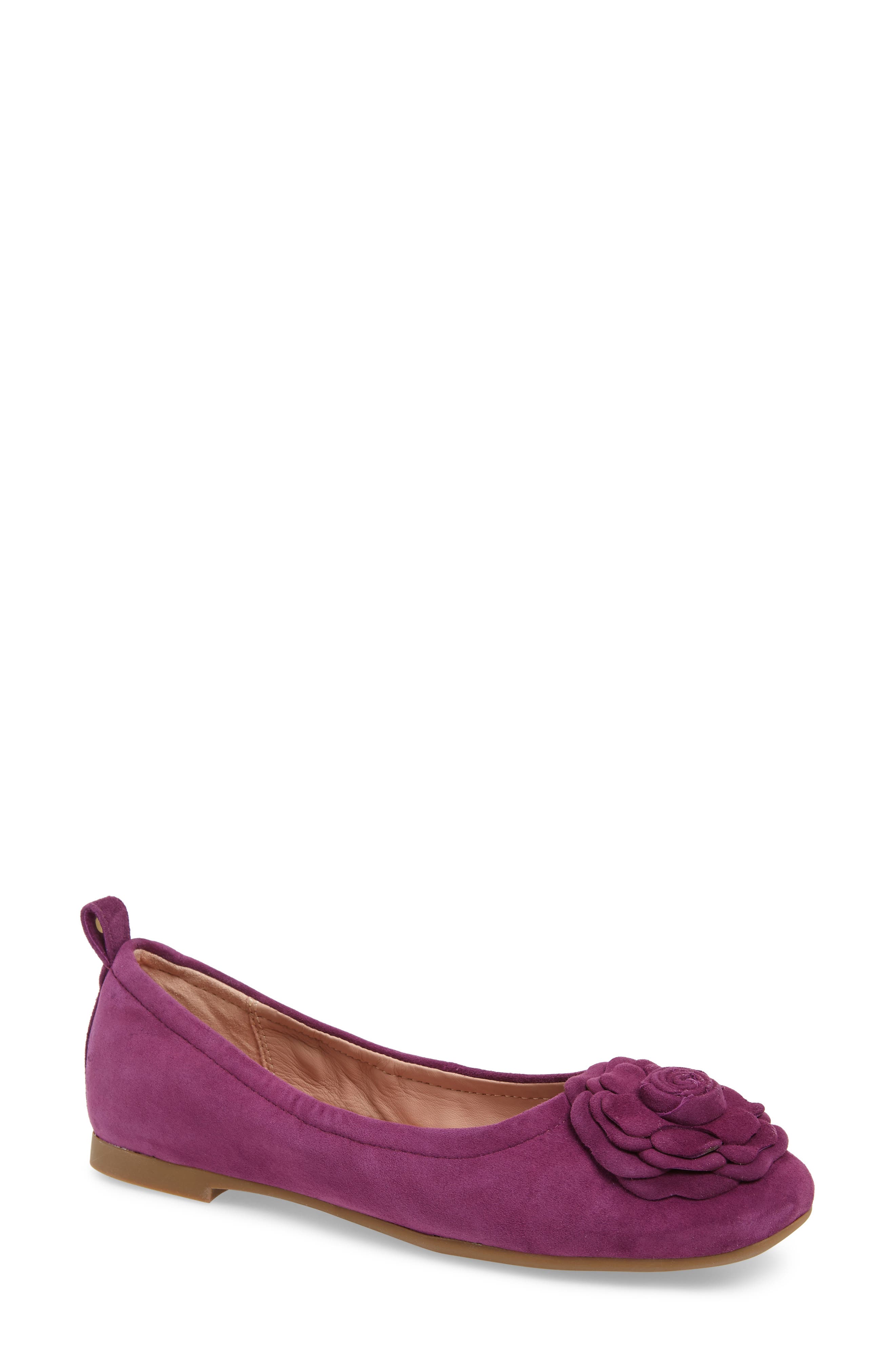 Taryn Rose Rosalyn Ballet Flat- Purple