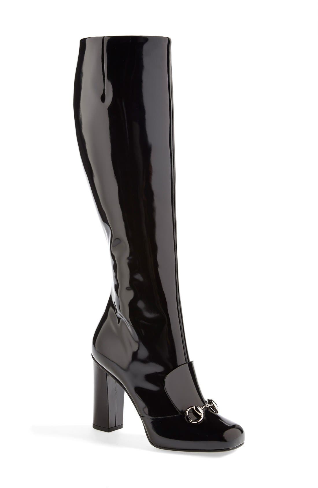 Gucci 'Lillian' Horsebit Knee High Boot (Women) Nordstrom