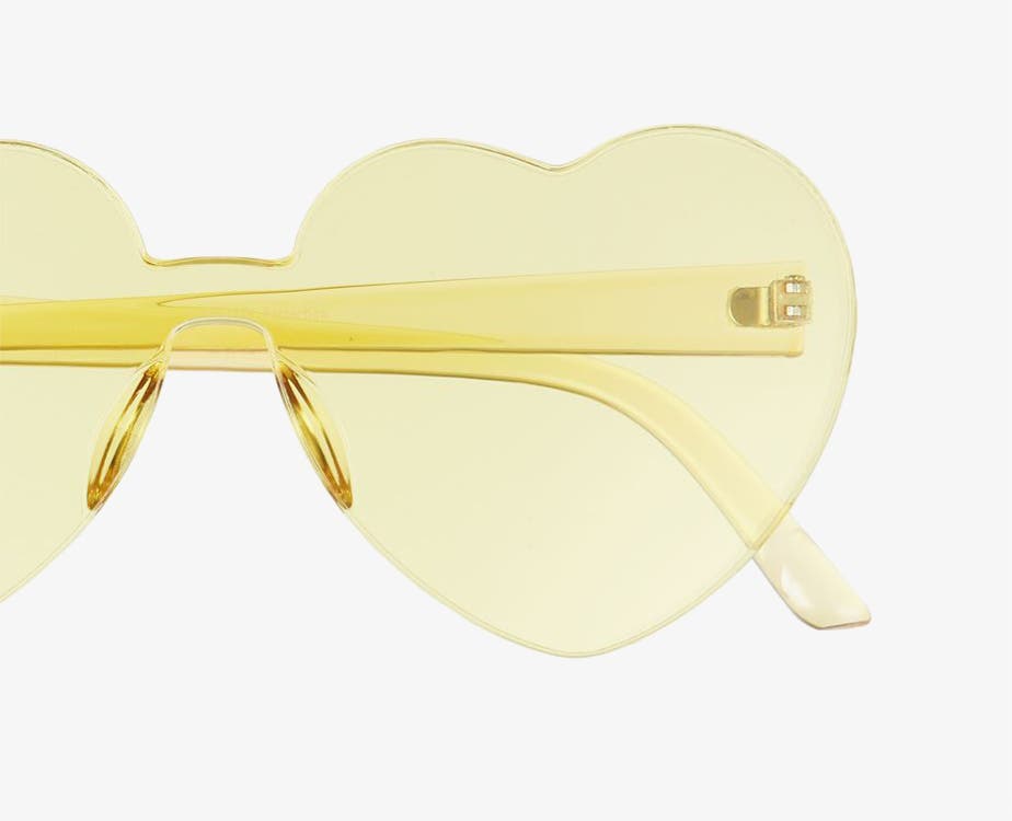 Sunglasses in a variety of shapes and colors.