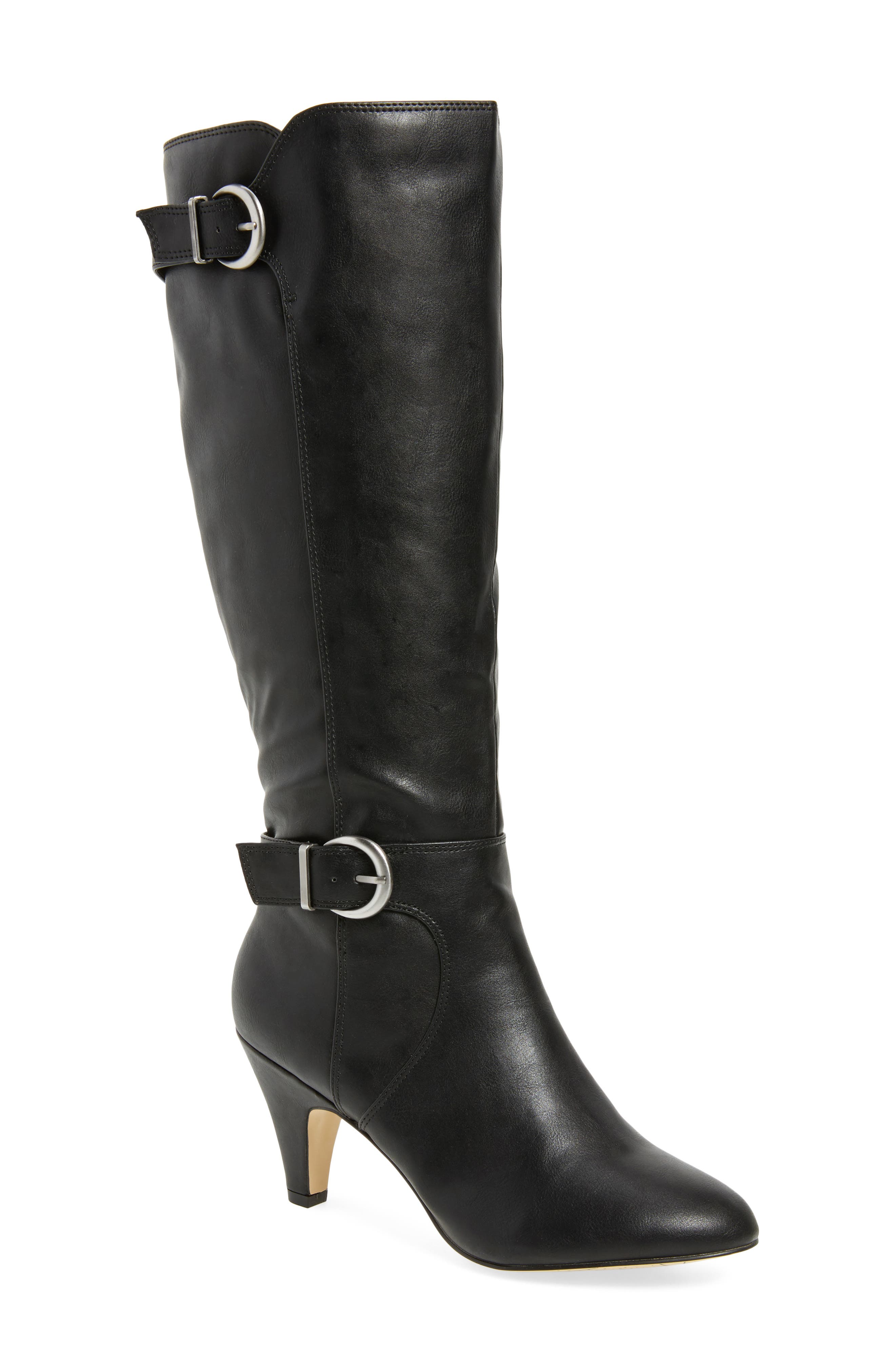 Bella Vita Toni Ii Knee High Boot Wide Calf- Black