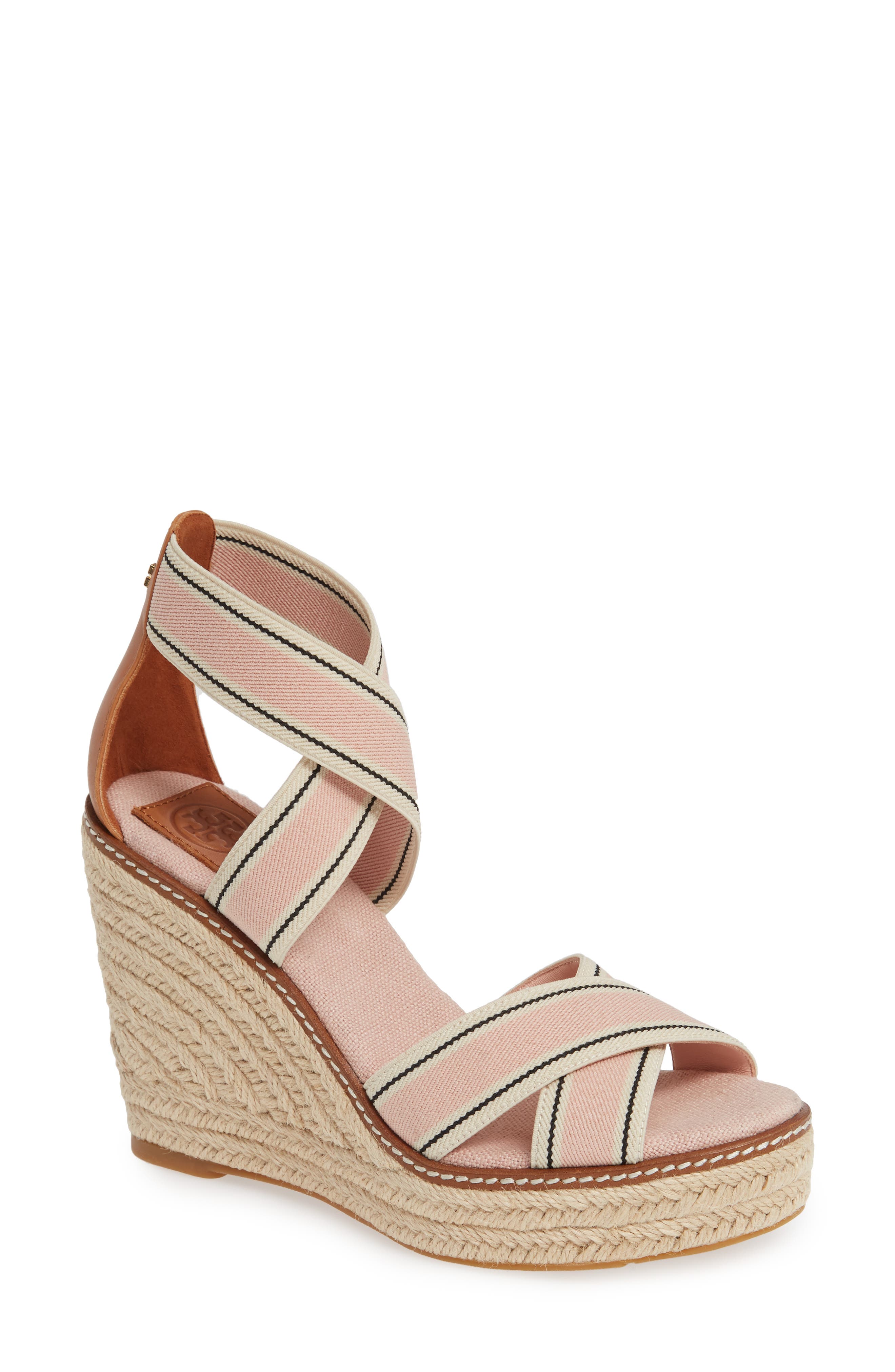 Tory Burch Frieda Espadrille Wedge Sandal, Pink