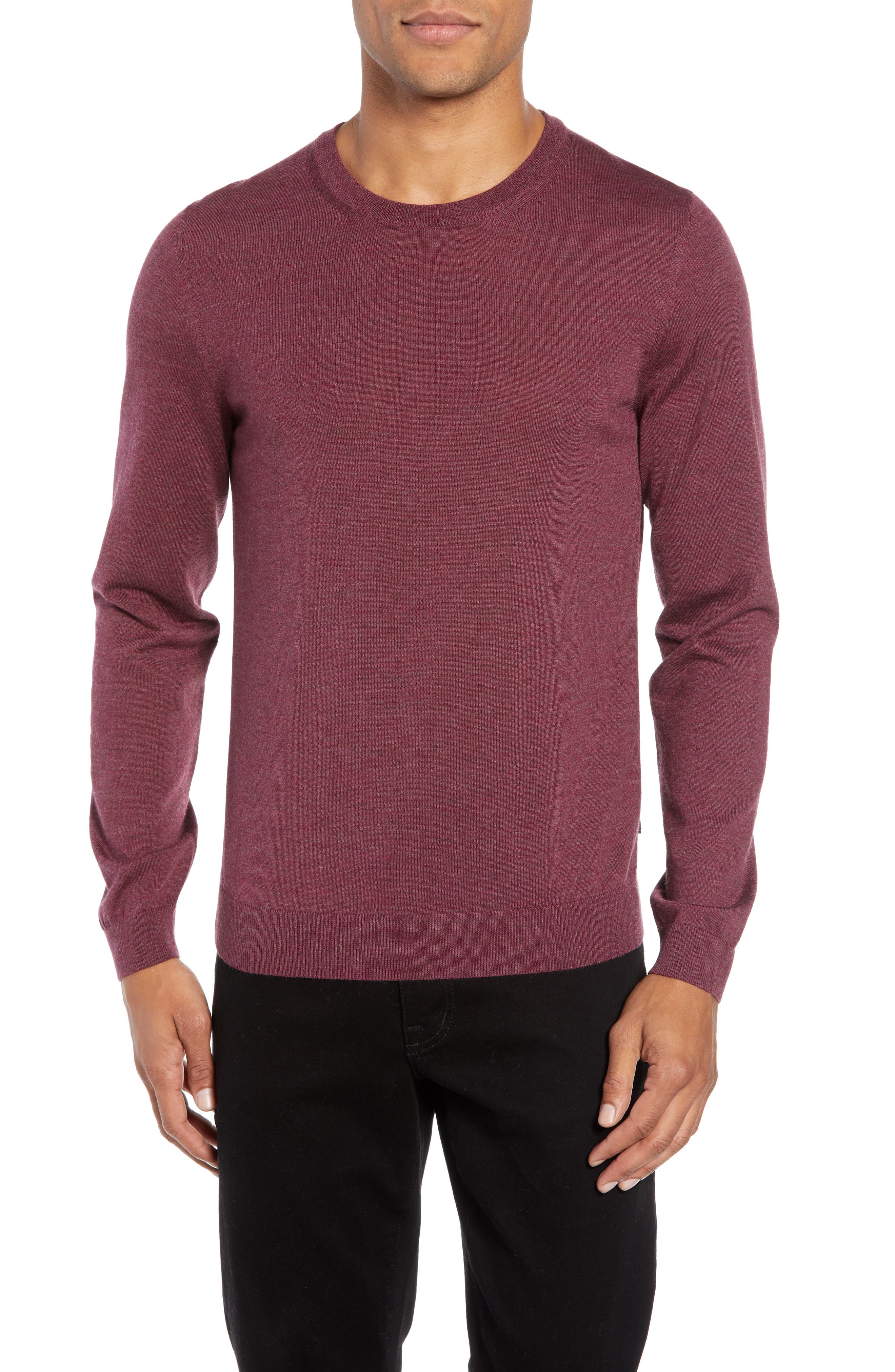 Boss Leno Slim Fit Virgin Wool Sweater