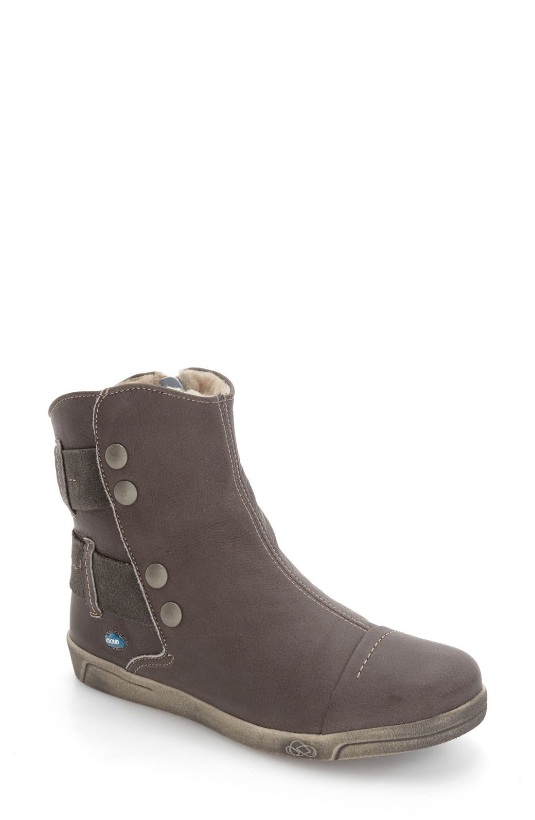 Cloud Aline Fantasy Shearling Lined Boot - Grey