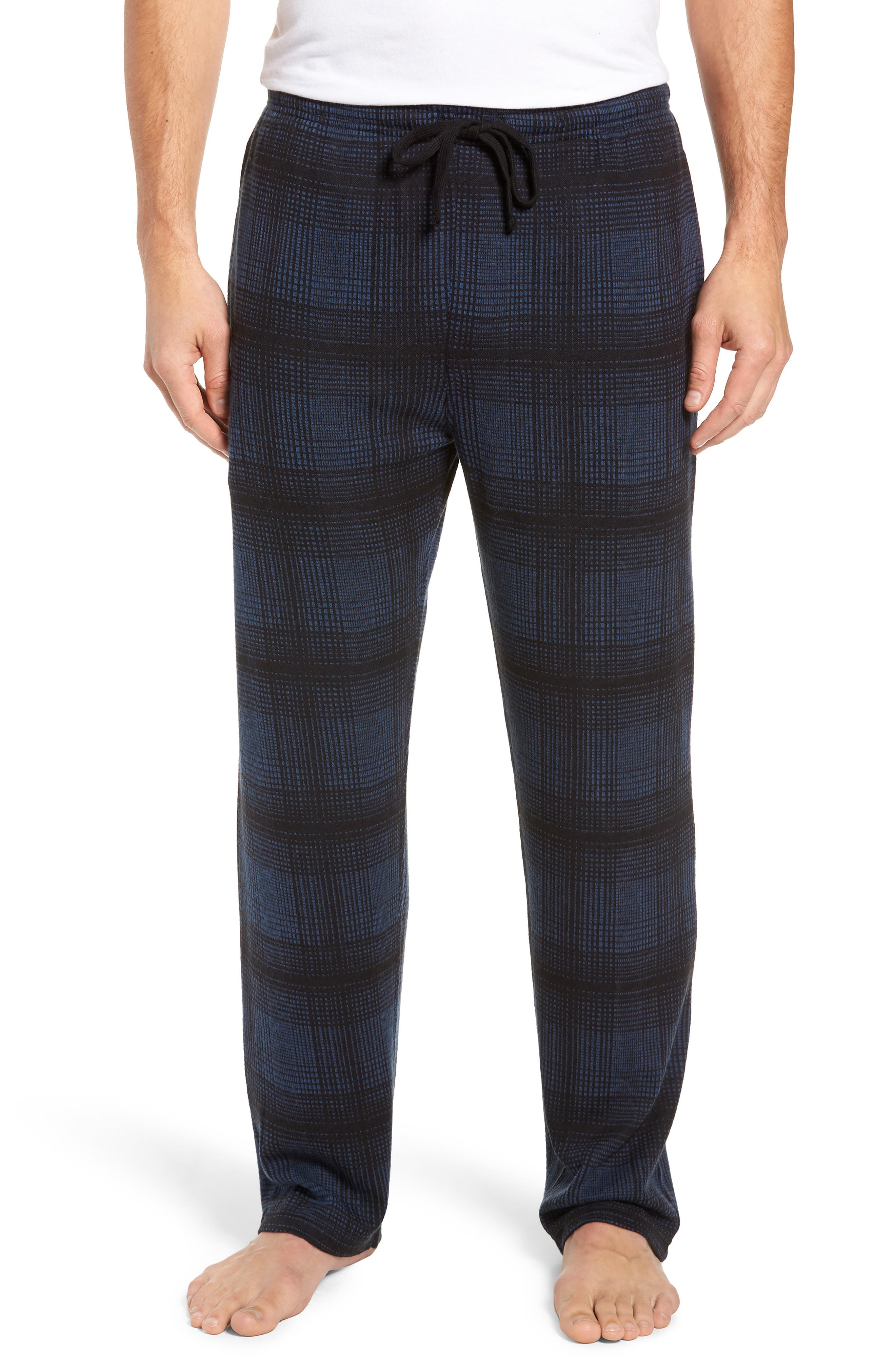 Nordstrom Shop Fleece Pajama Pants, Blue