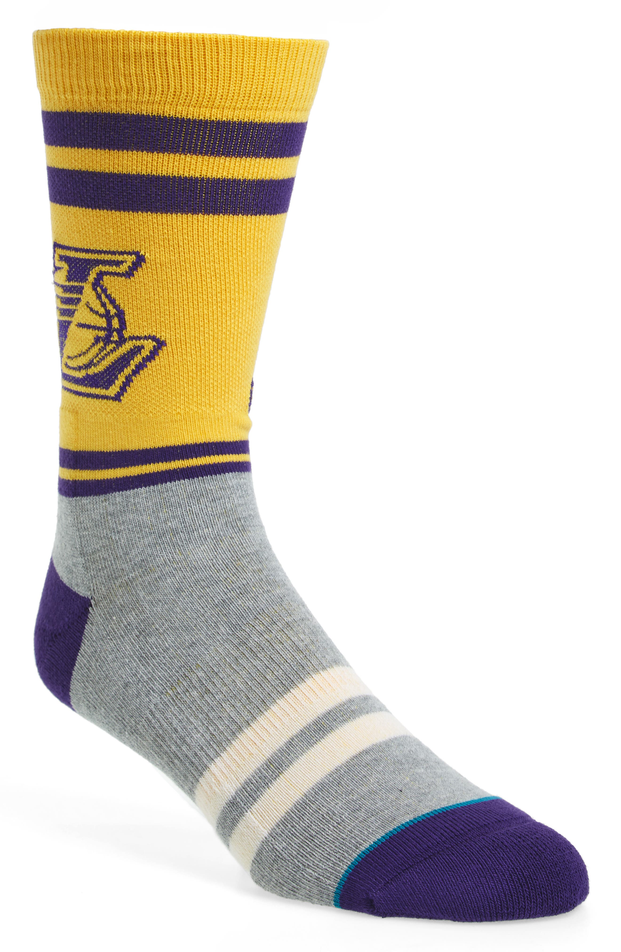 Stance City Gym Los Angeles Lakers Socks Nordstrom