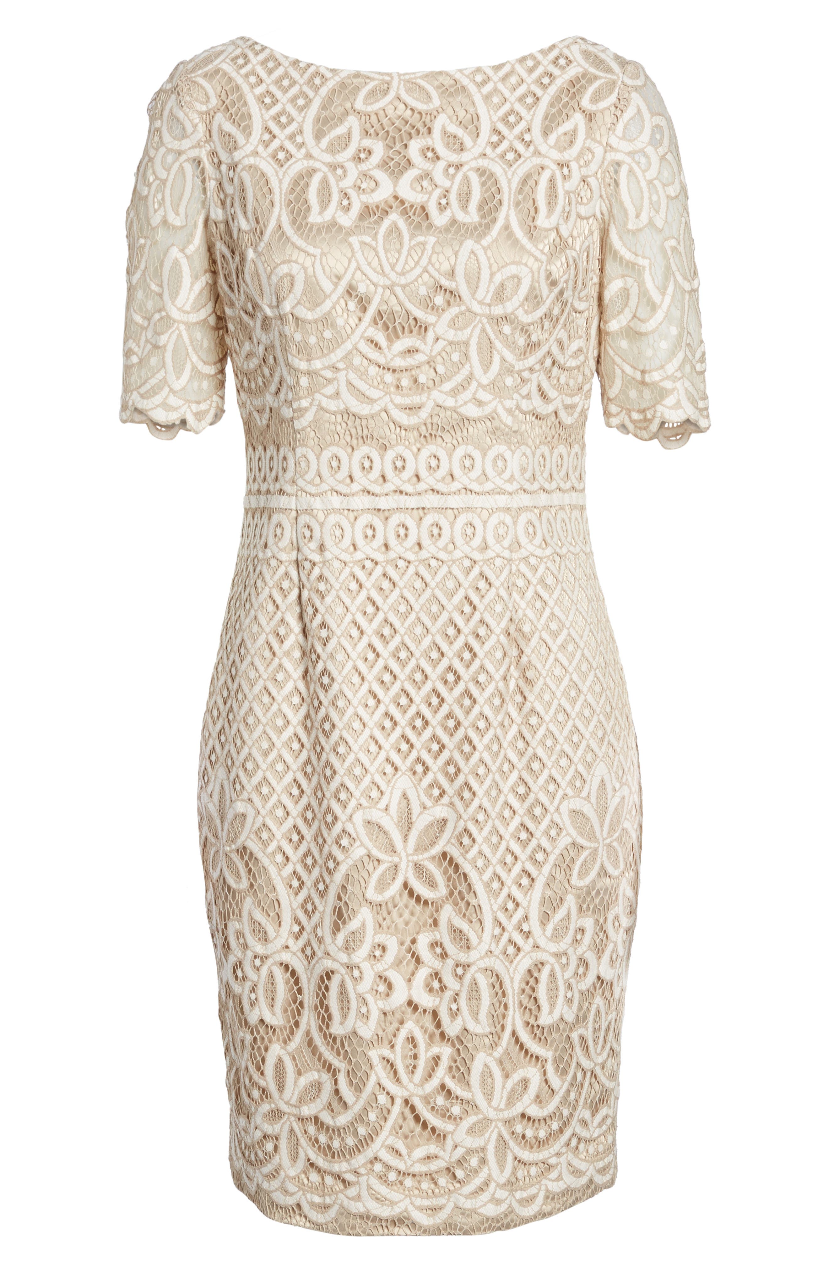 Eliza J Lace Sheath Dress