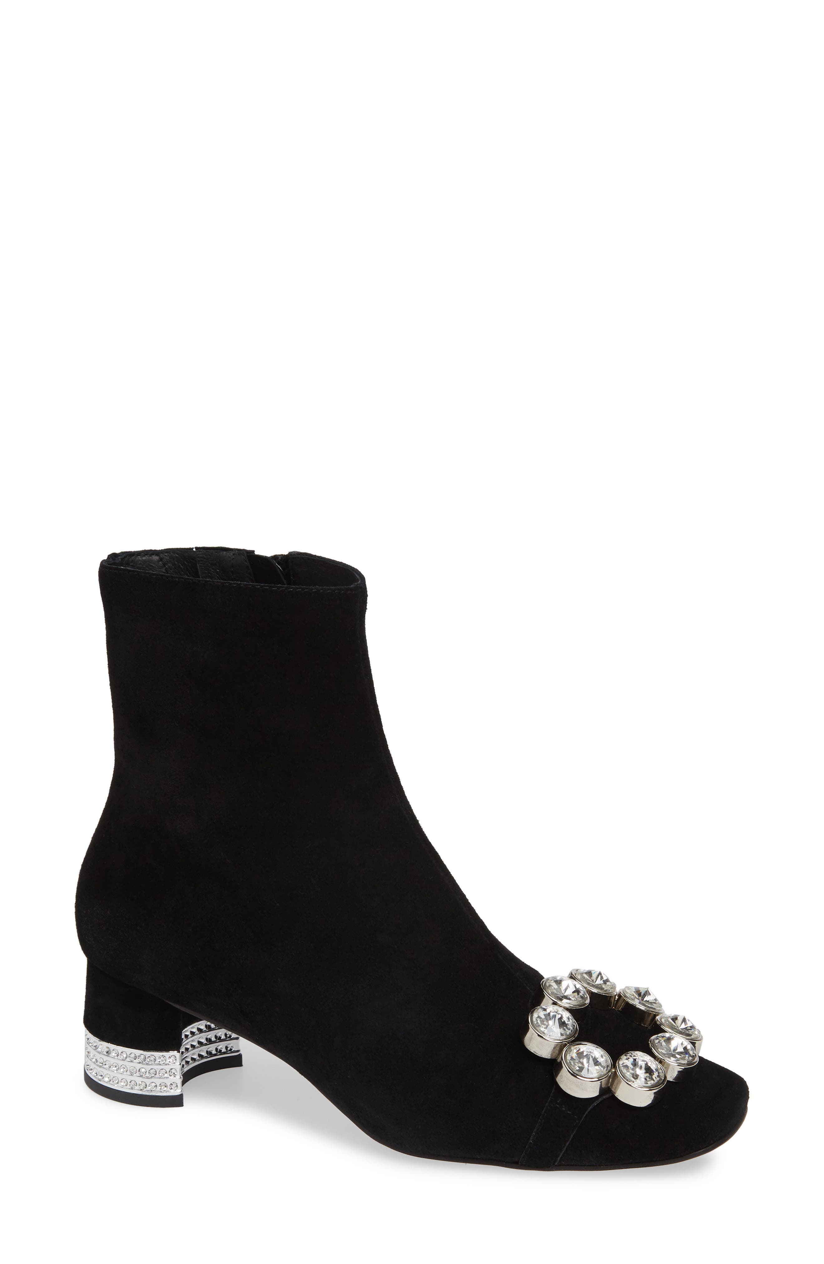 Jeffrey Campbell Sumatra Embellished Bootie, Black