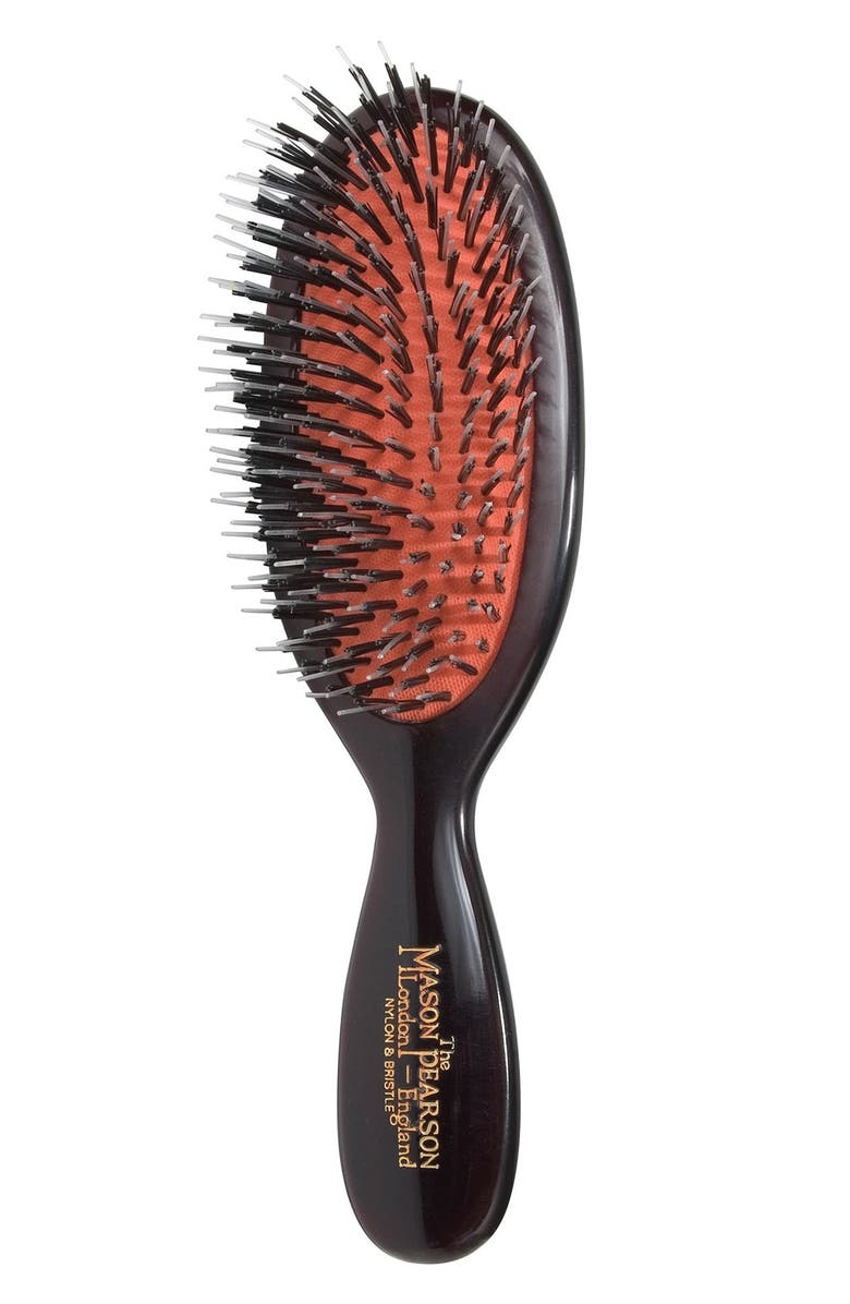 mason pearson pocket mixture nylon boar bristle brush for short