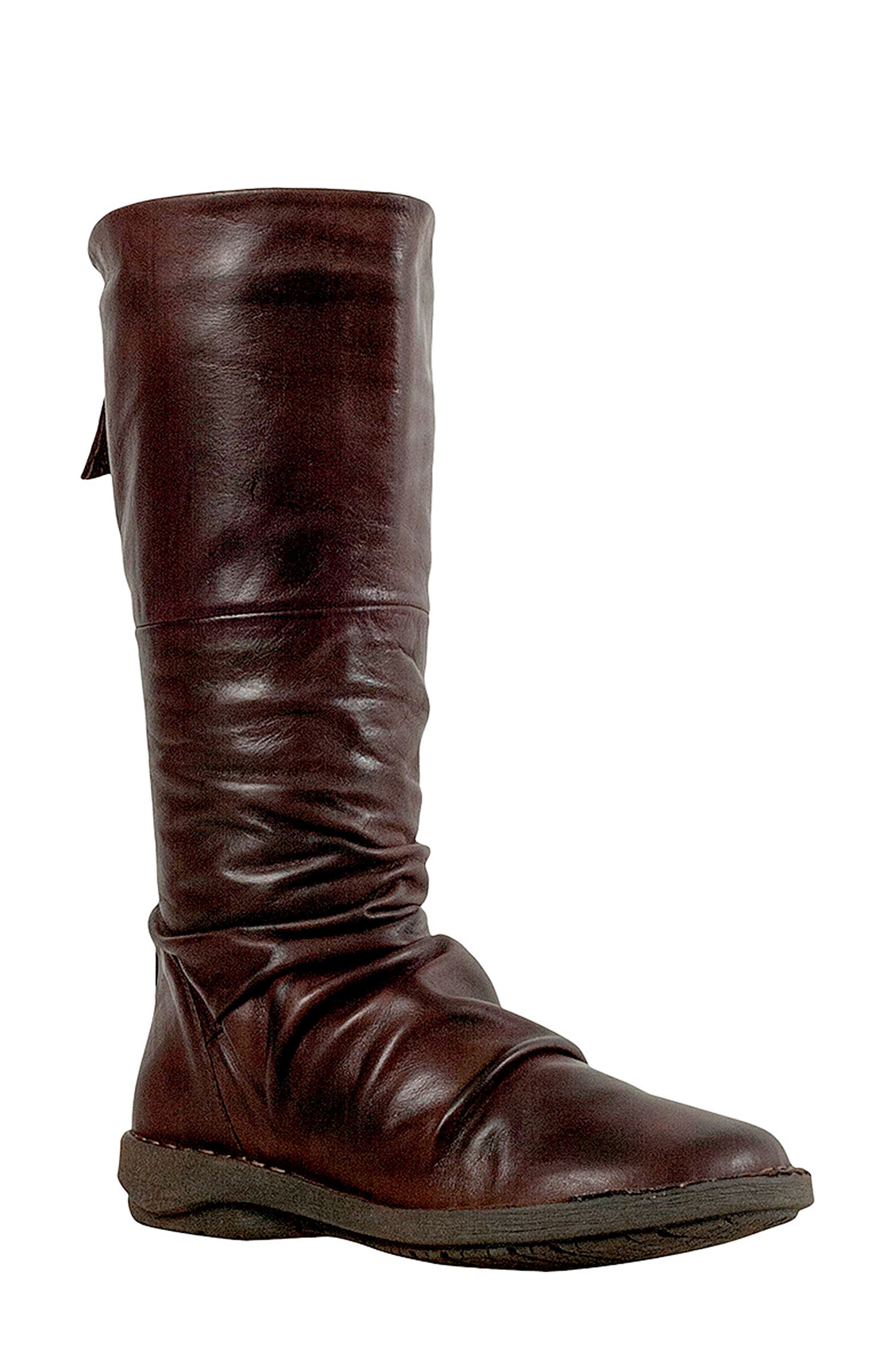 Miz Mooz Prima Slouch Boot, Brown