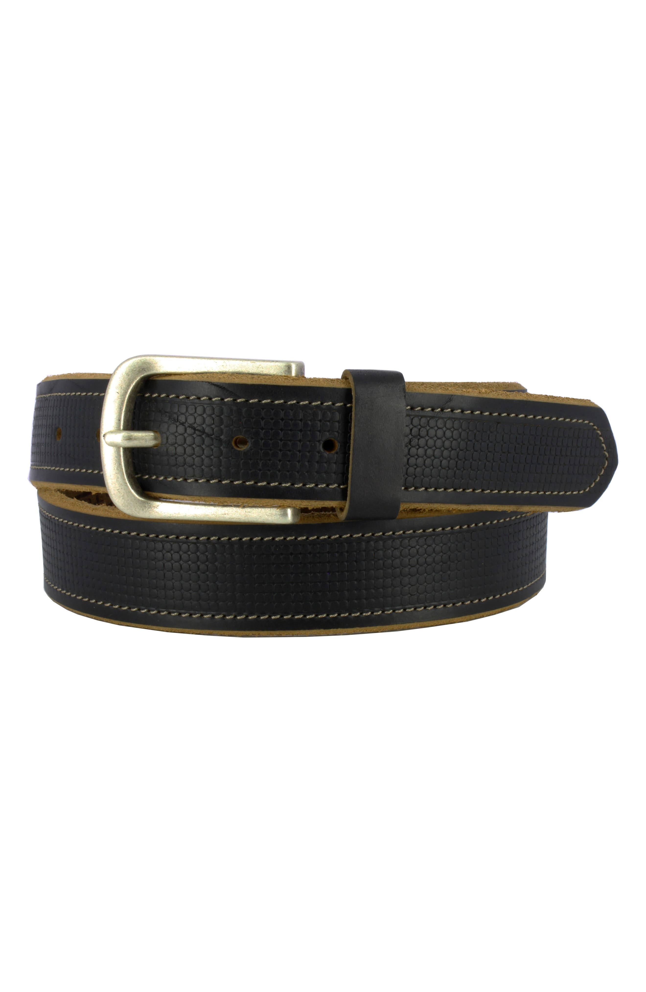 Remo Tulliani Sixx 2 Horween Leather Belt, Black
