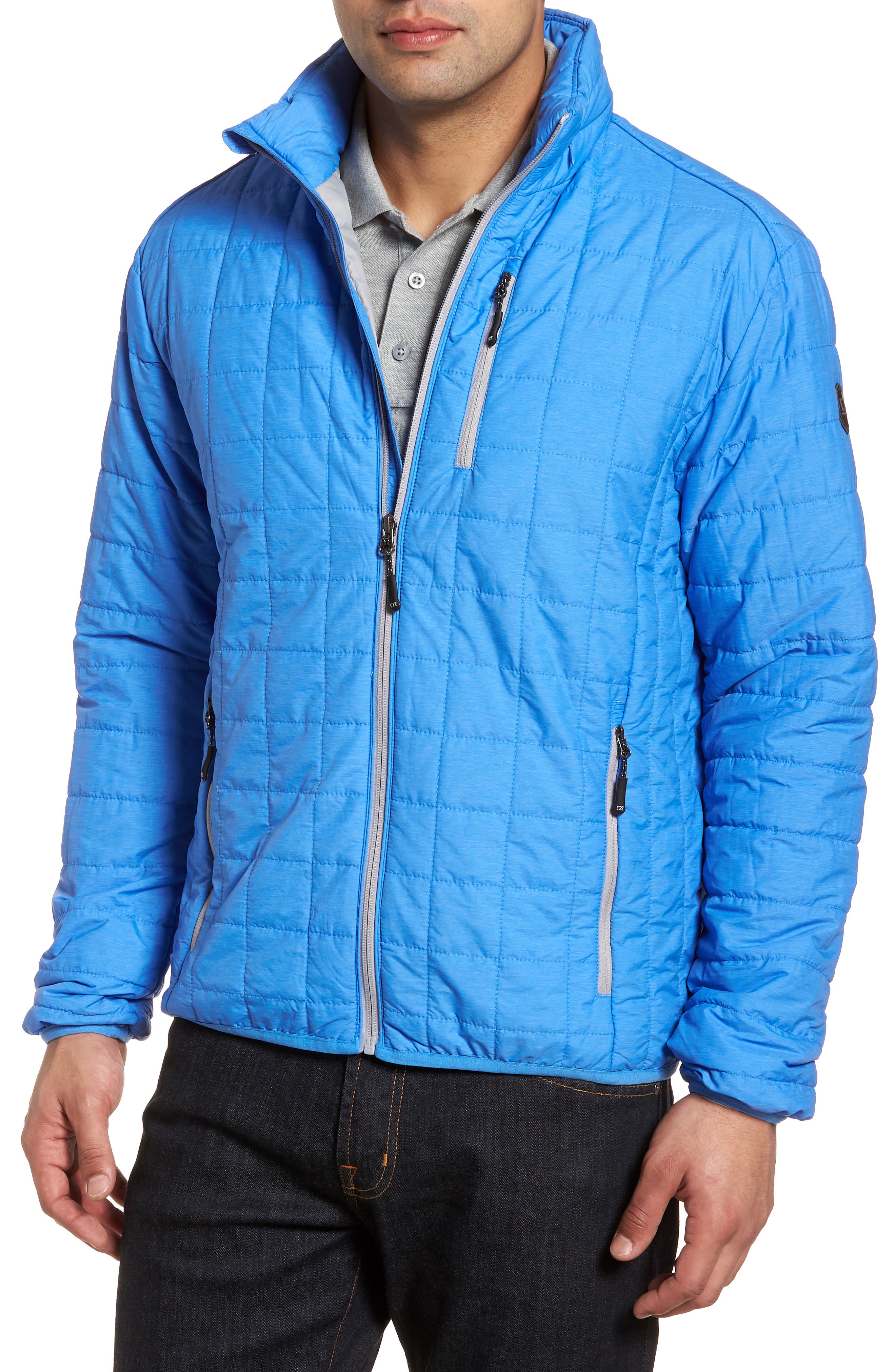 Cutter & Buck Rainier Classic Fit Jacket, X-Large - Blue
