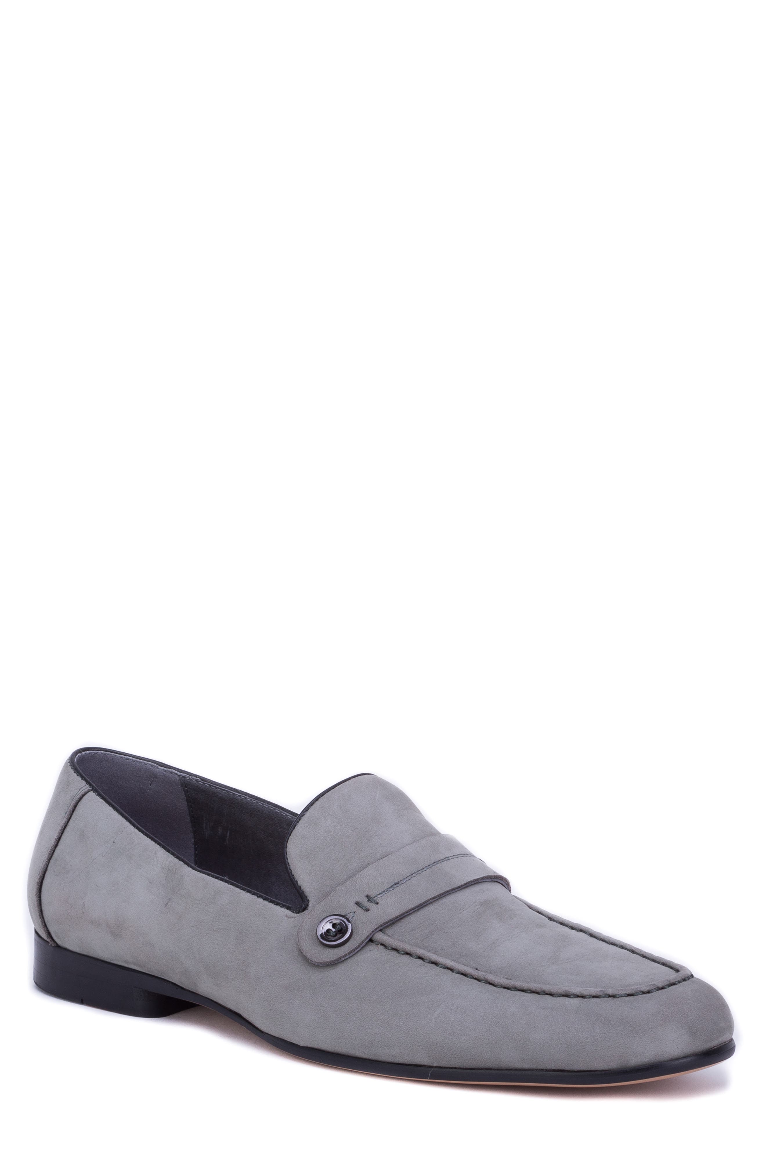 Robert Graham Norris Button Loafer, Grey