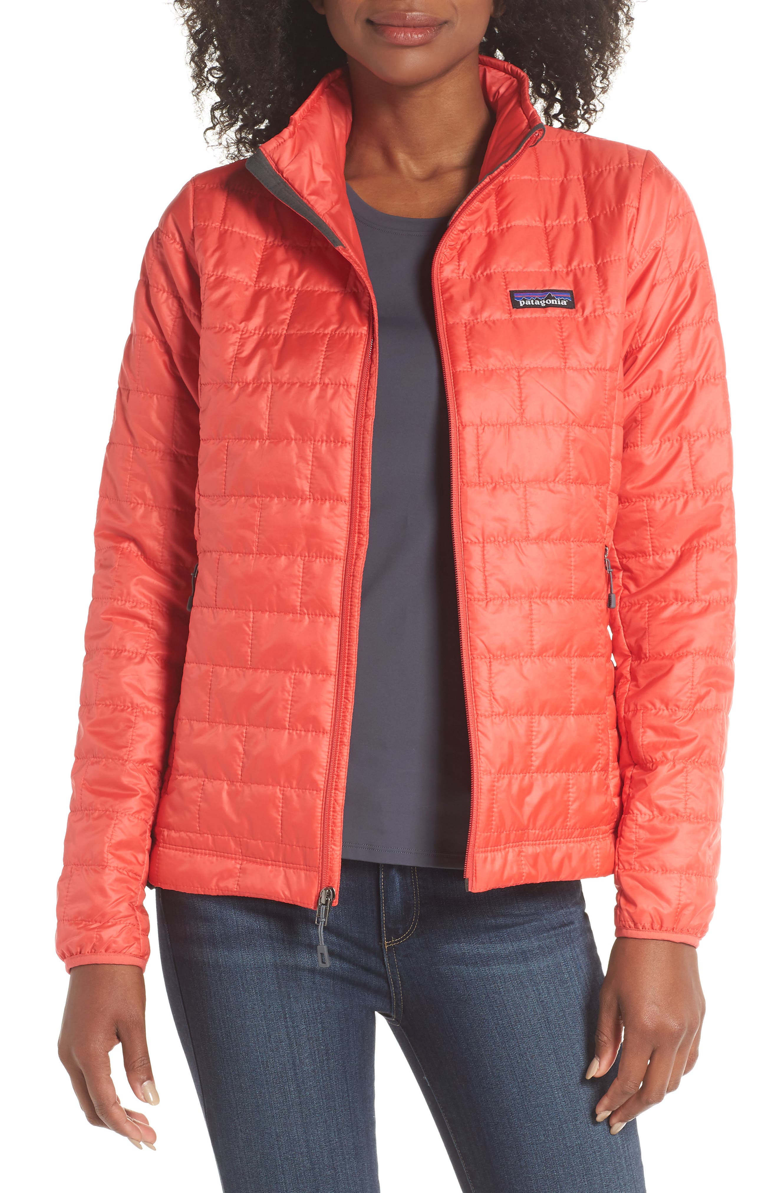 Patagonia Nano Puff Water Resistant Jacket, Red