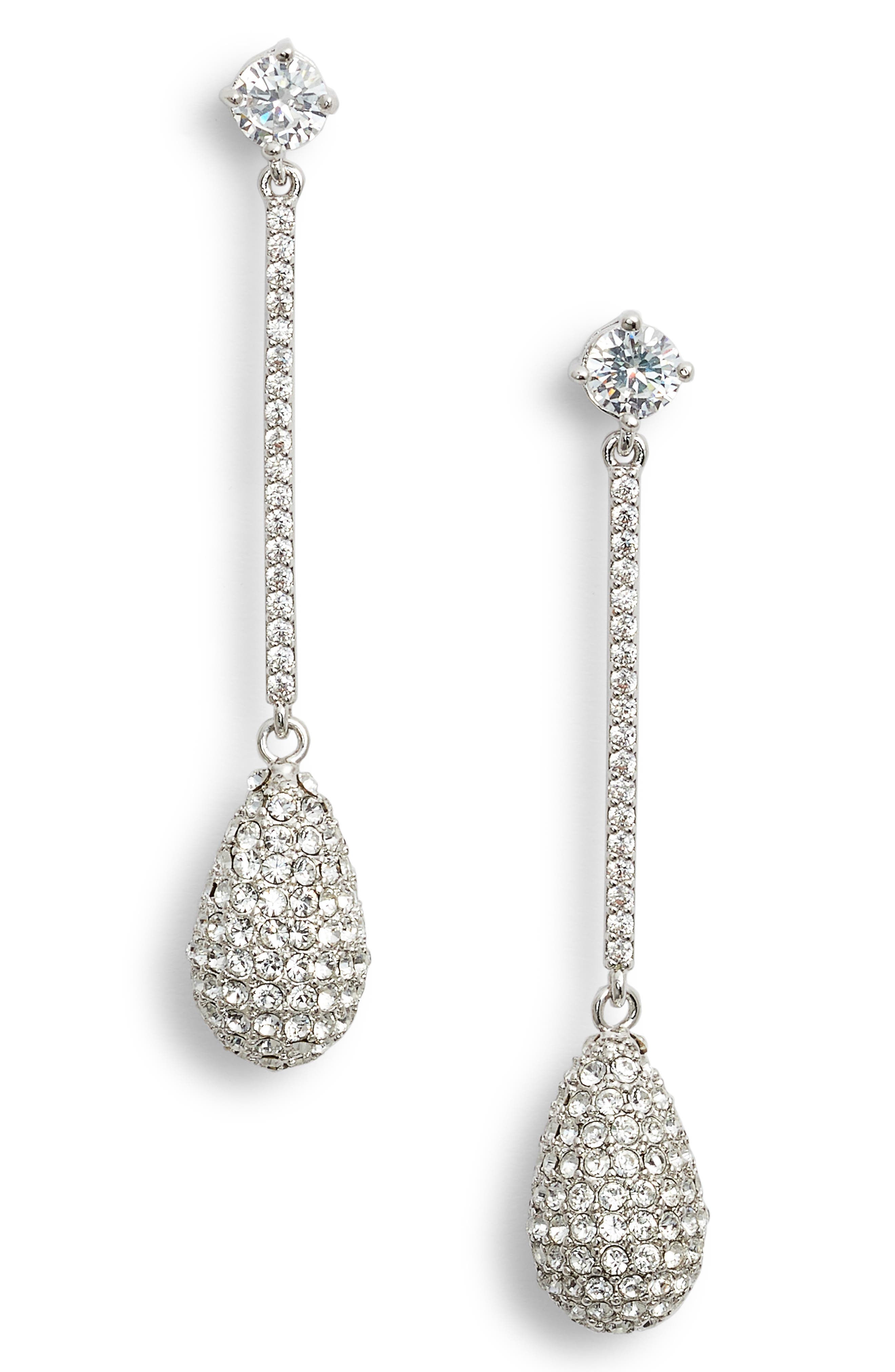 Nina Swarovski Crystal Teardrop Earrings Nordstrom