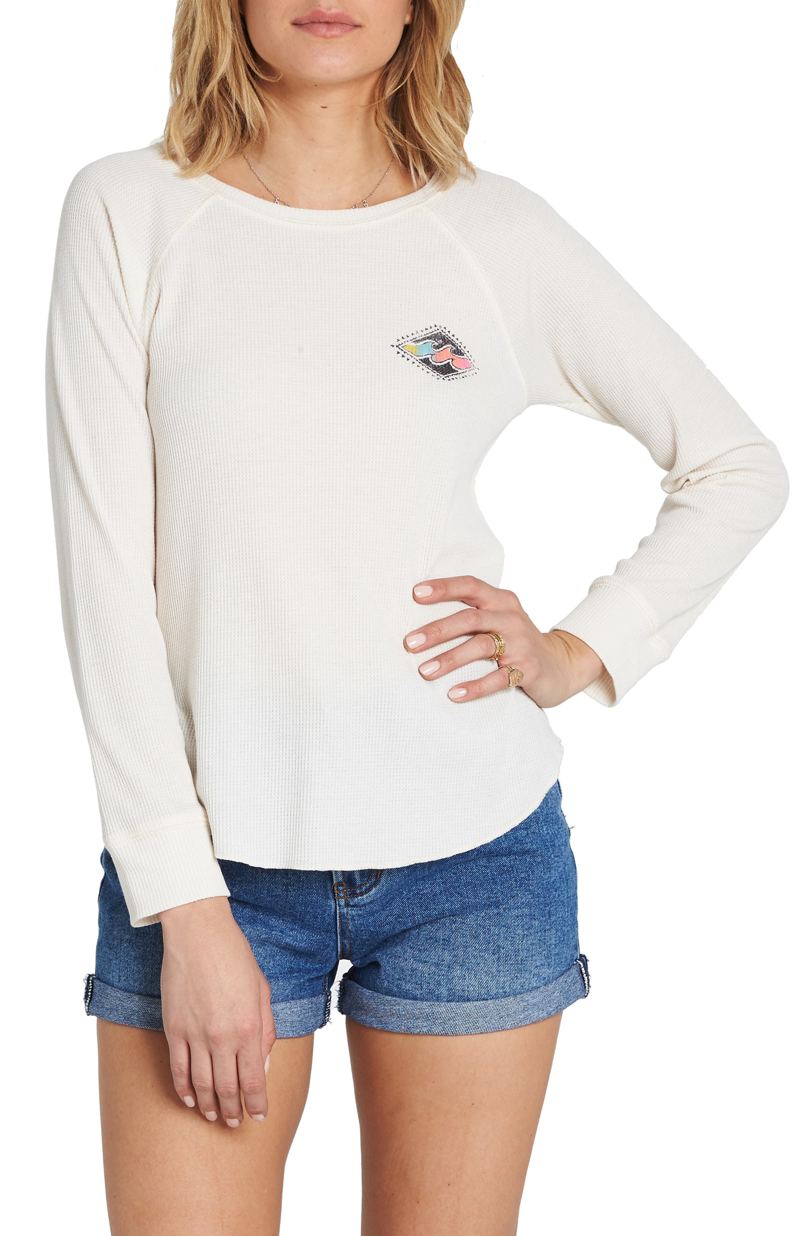 Billabong Heritage Spirit Thermal Tee, White