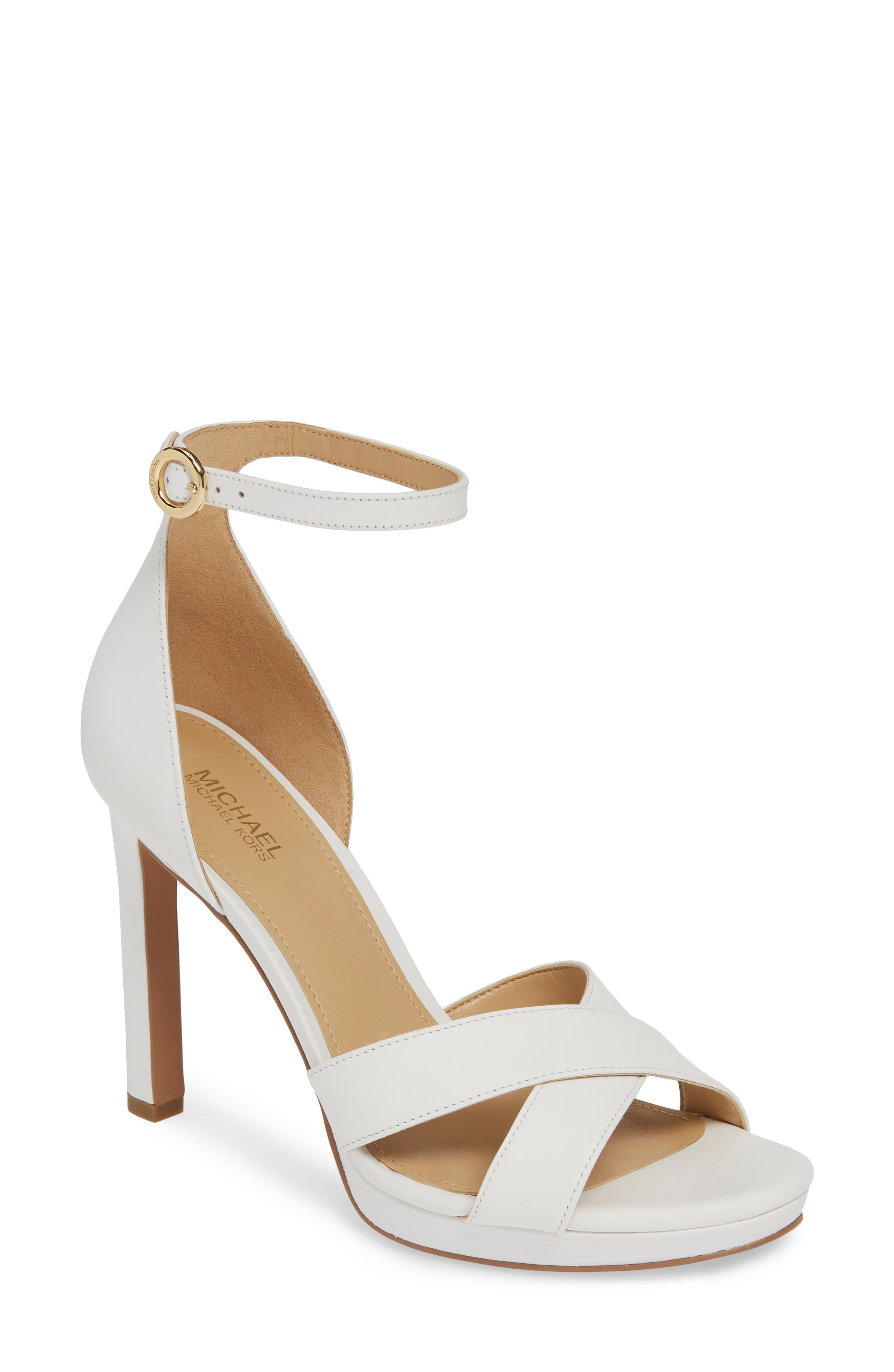 Michael Michael Kors Alexia Halo Strap Sandal- White