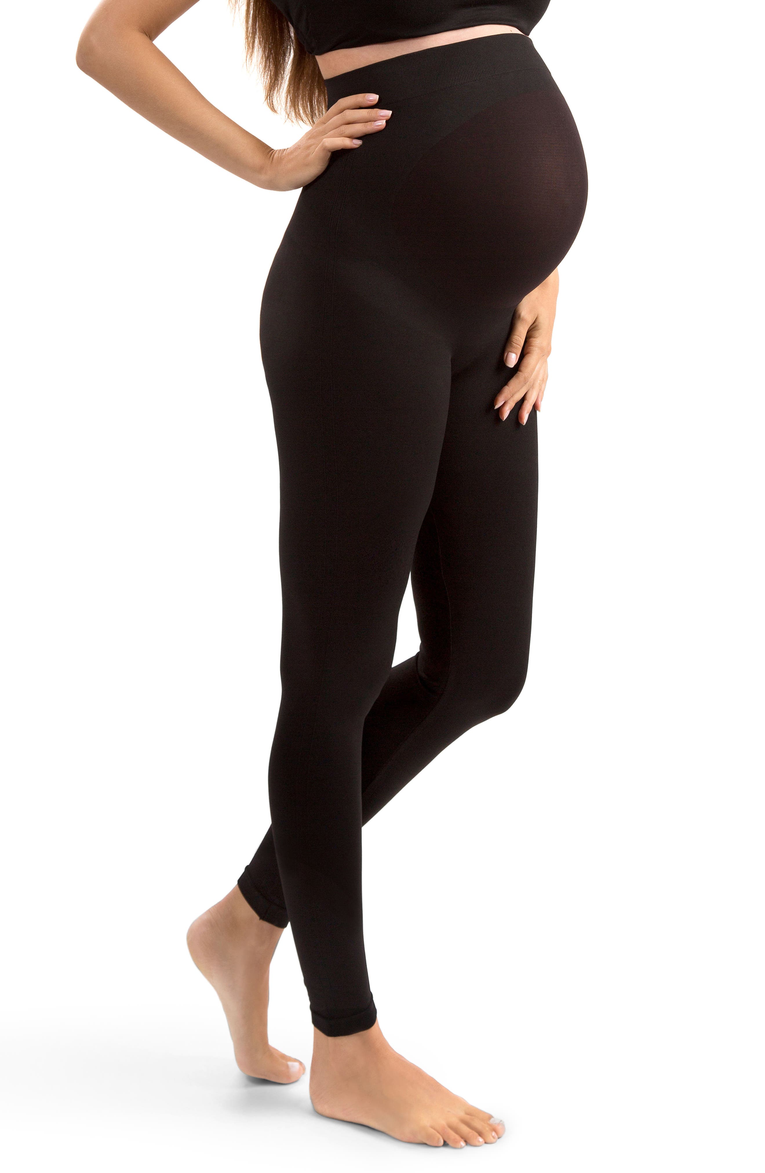 Blanqi Everyday Maternity Leggings, Black