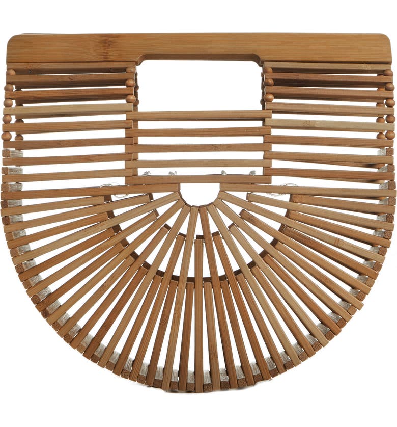 CULT GAIA Mini Ark Handbag, Main, color, CHESTNUT