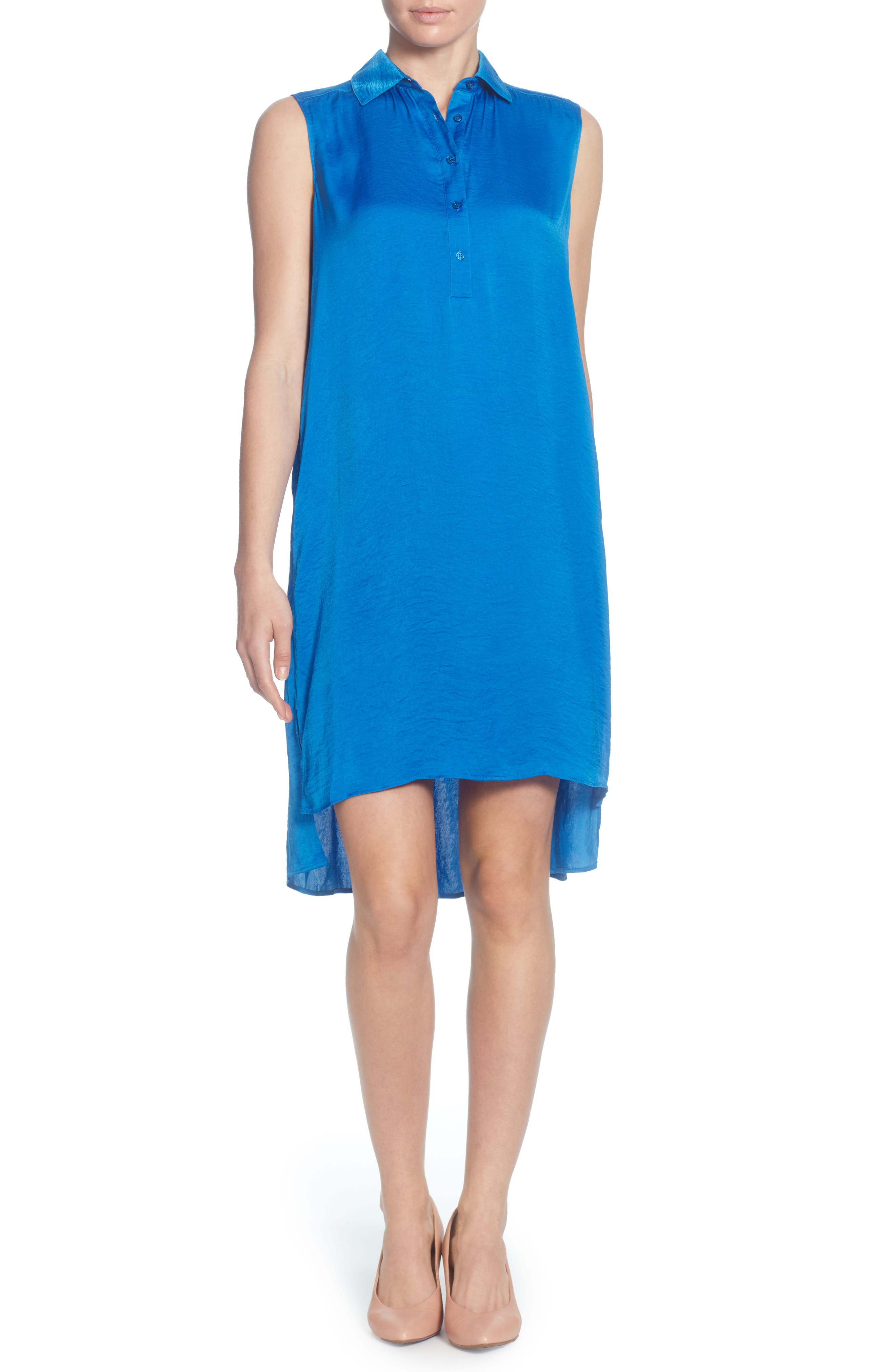 Catherine Catherine Malandrino Stella High/low Tunic Top, Blue